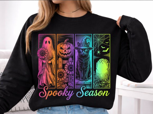 Neon Spooky Season | Ready To Press | DTF