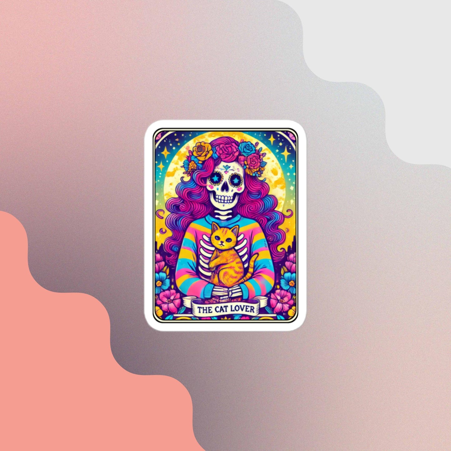 The Cat Lover 2 Tarot stickers