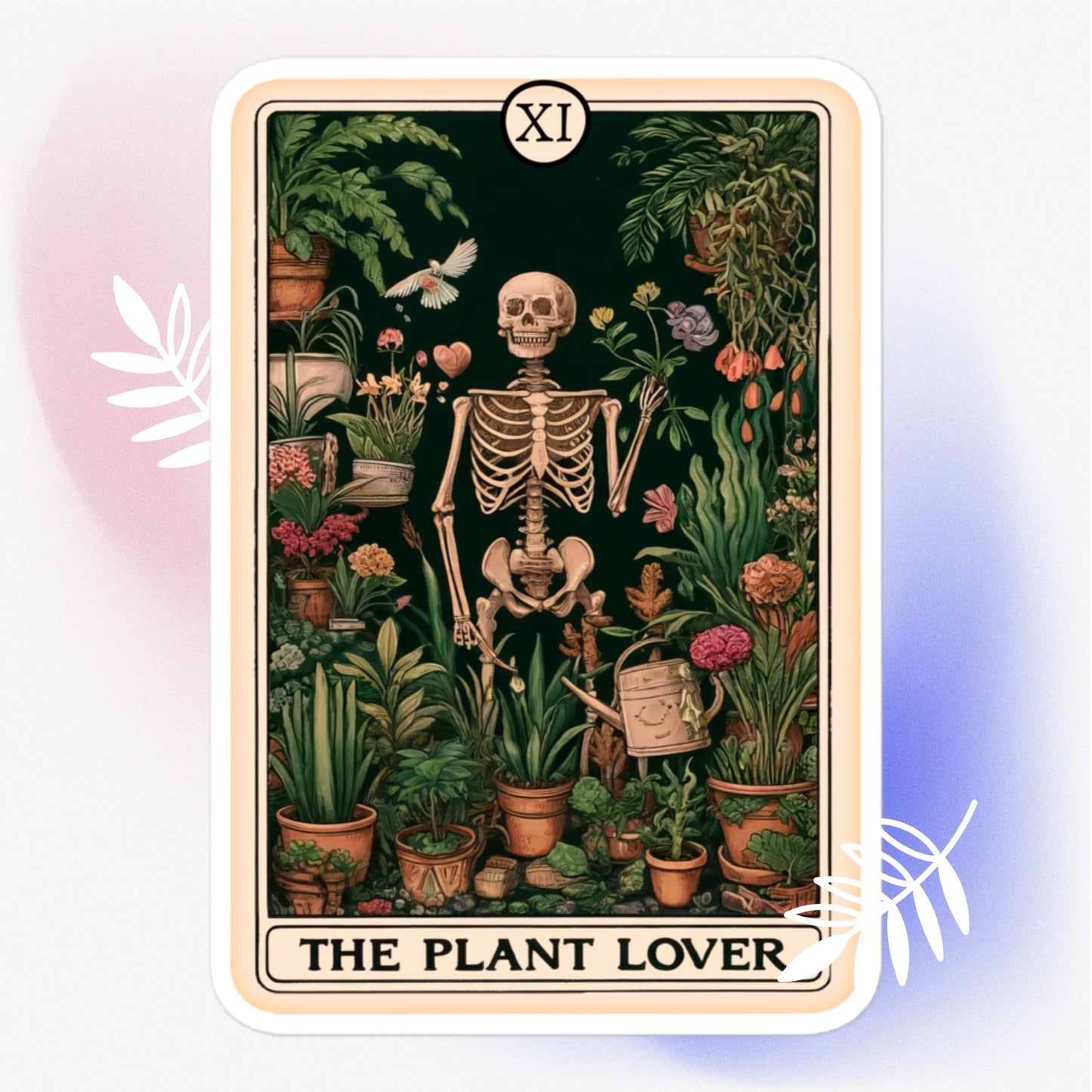 The Plant Lover Tarot stickers