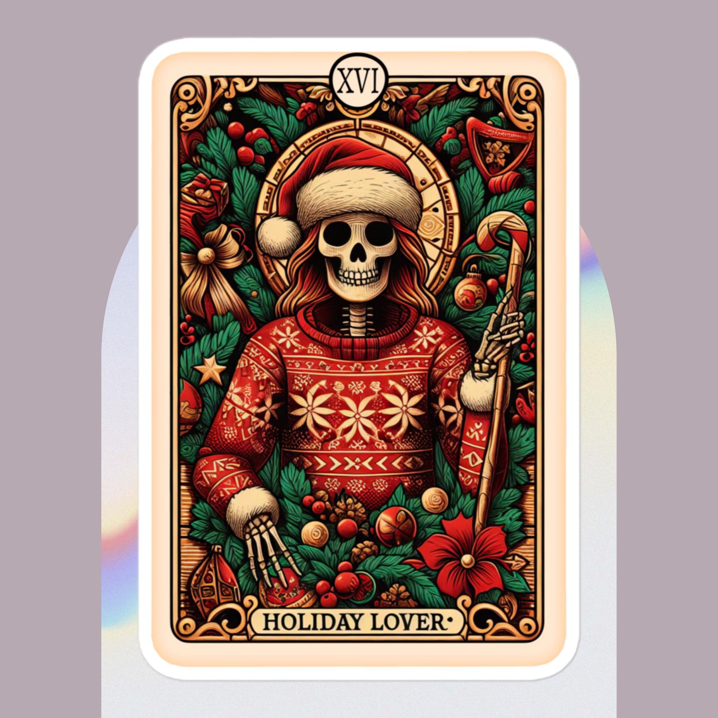 The Holiday Lover Tarot stickers