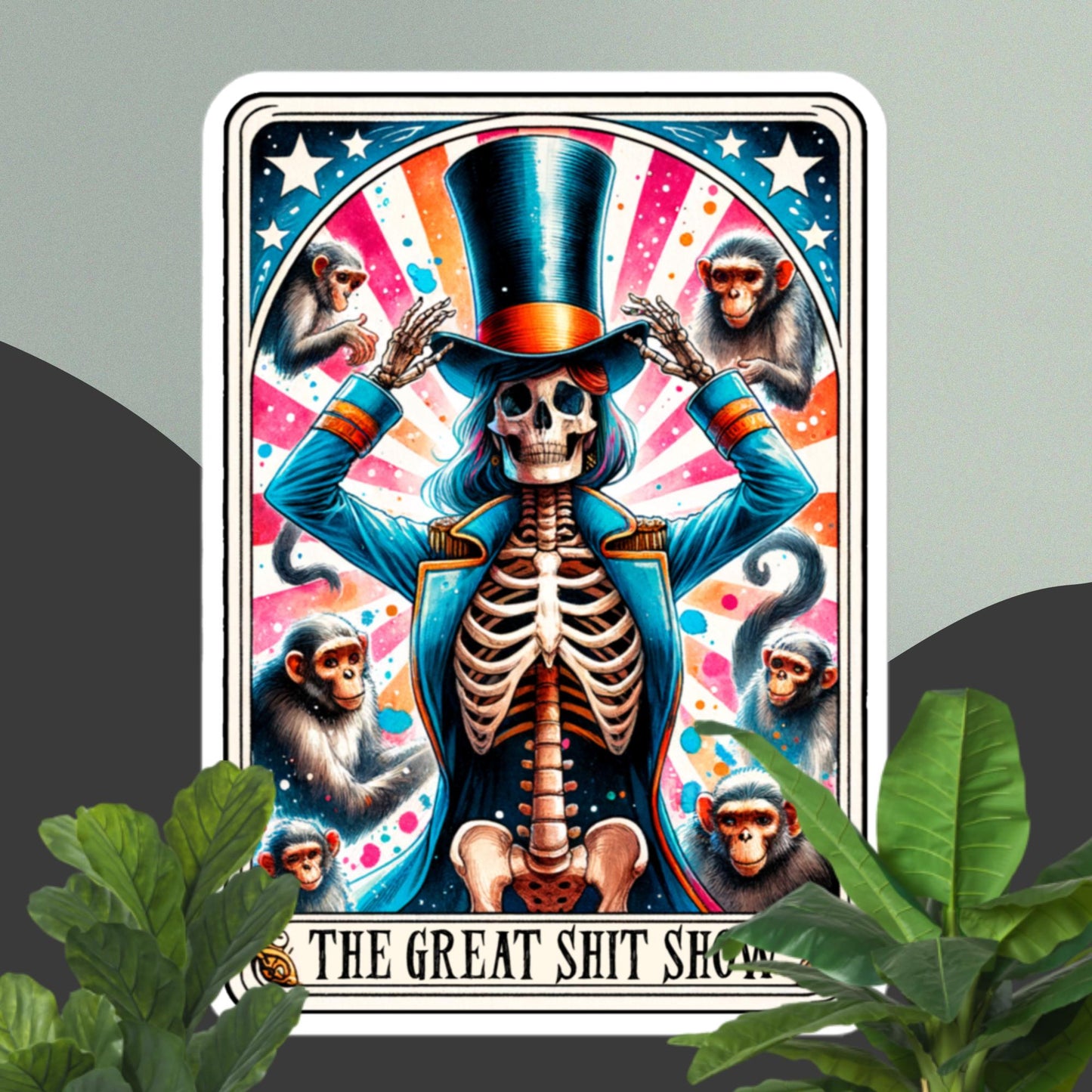The Great Shit Show Tarot stickers
