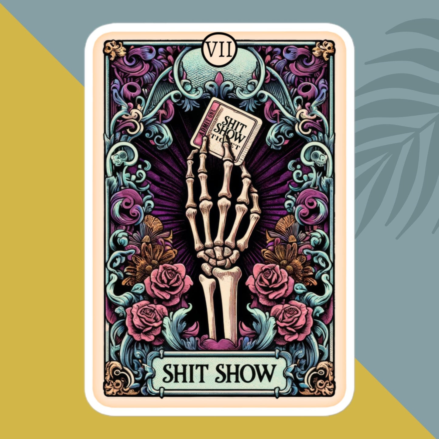 The Shit Show Tarot stickers