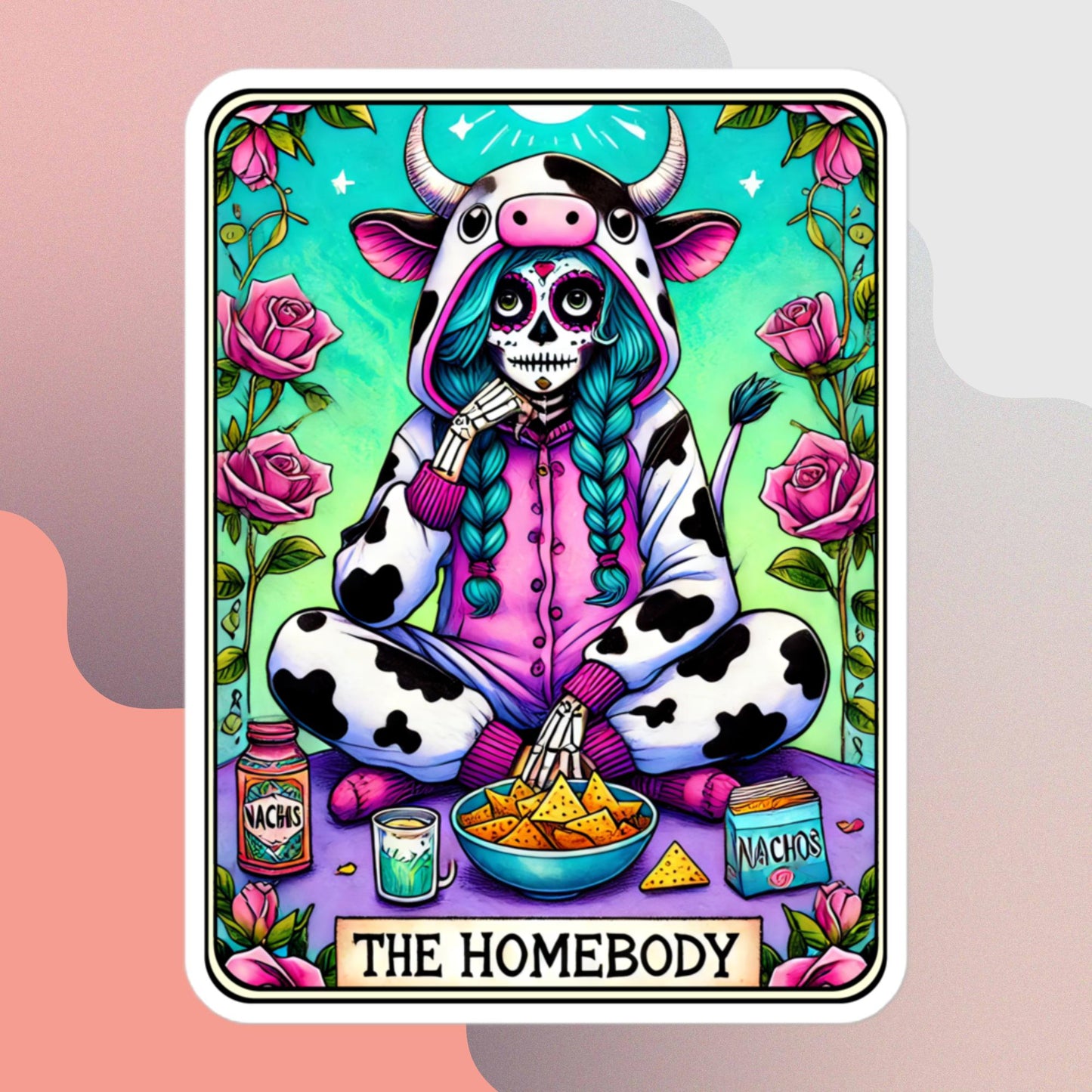 The Homebody Tarot stickers