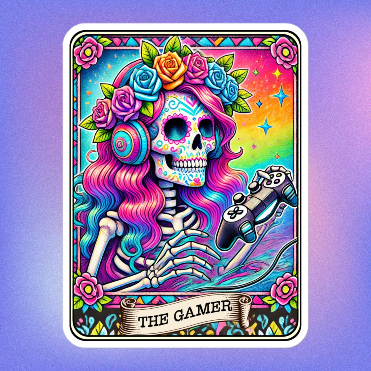 The Gamer 2 Tarot stickers
