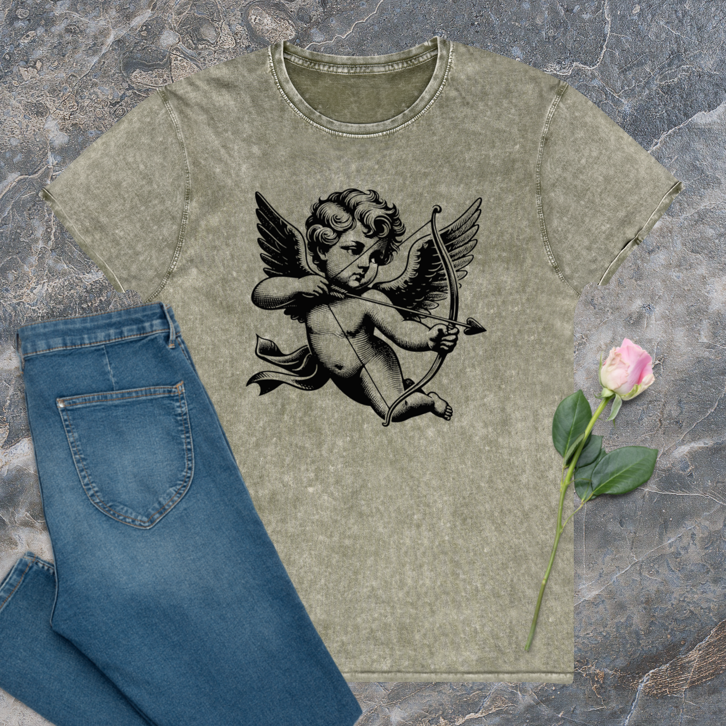 Angel Denim T-Shirt