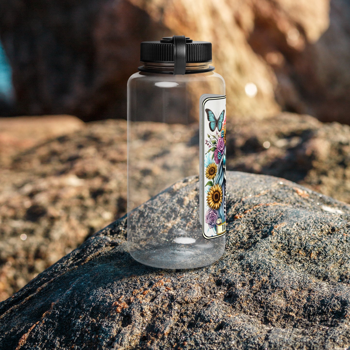 The Wanderer Tarot Card water bottle