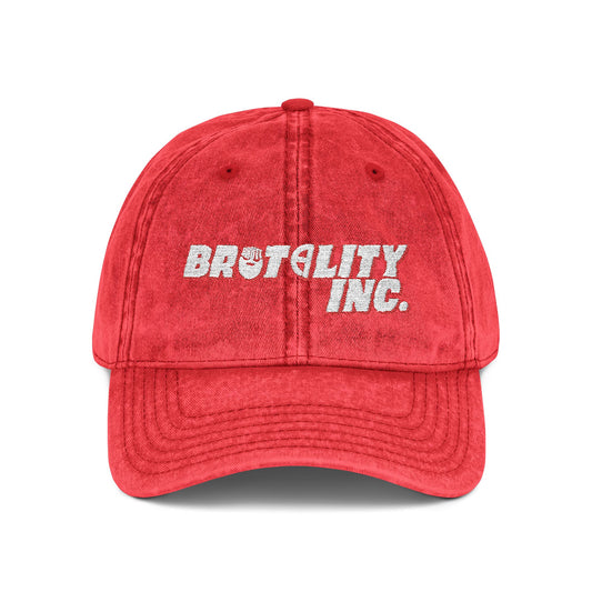 Brutality Inc Vintage Embroidered Cap