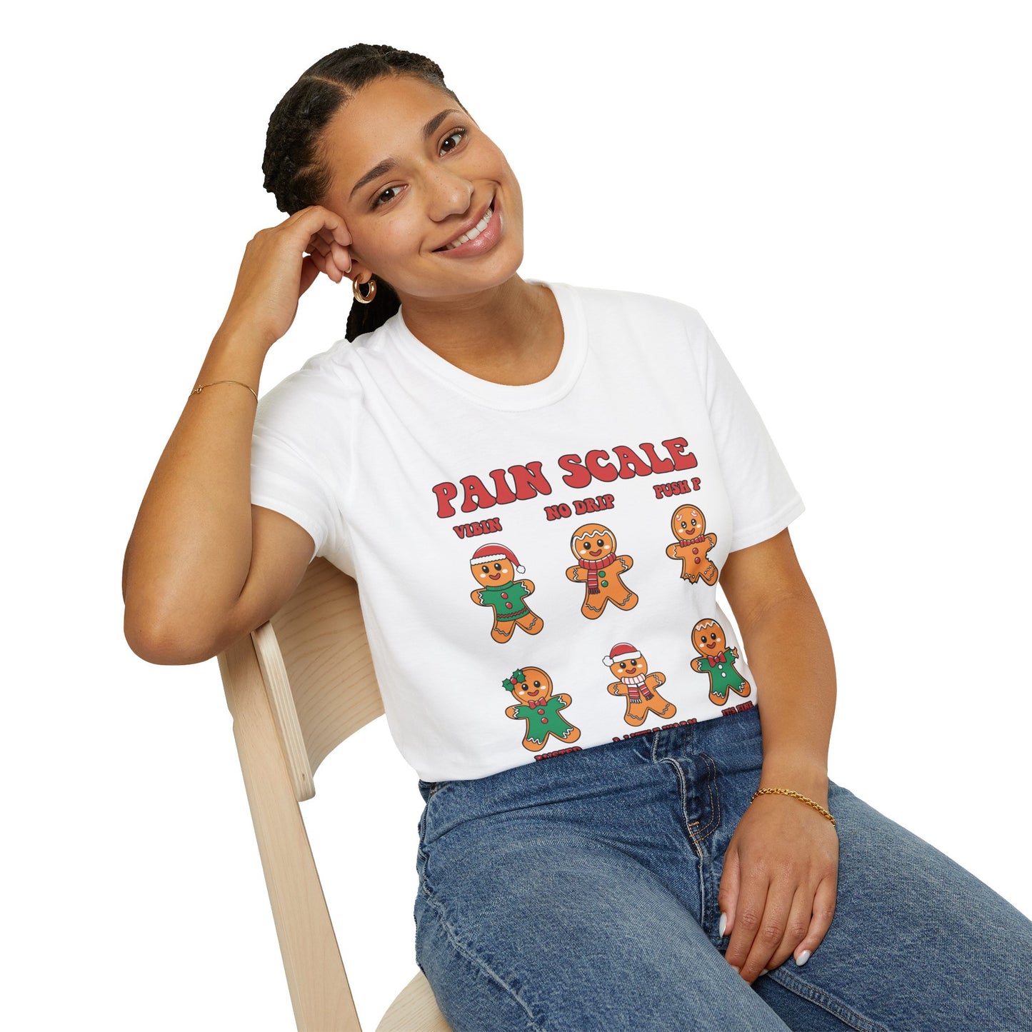 Gingerbread Pain Scale Tee