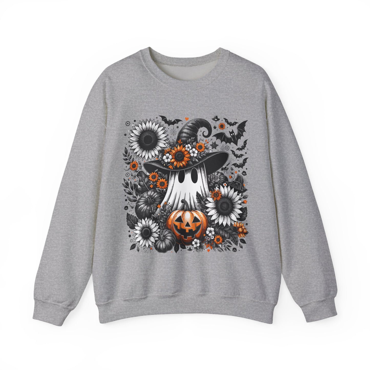 Spooky Floral Halloween Sweatshirt