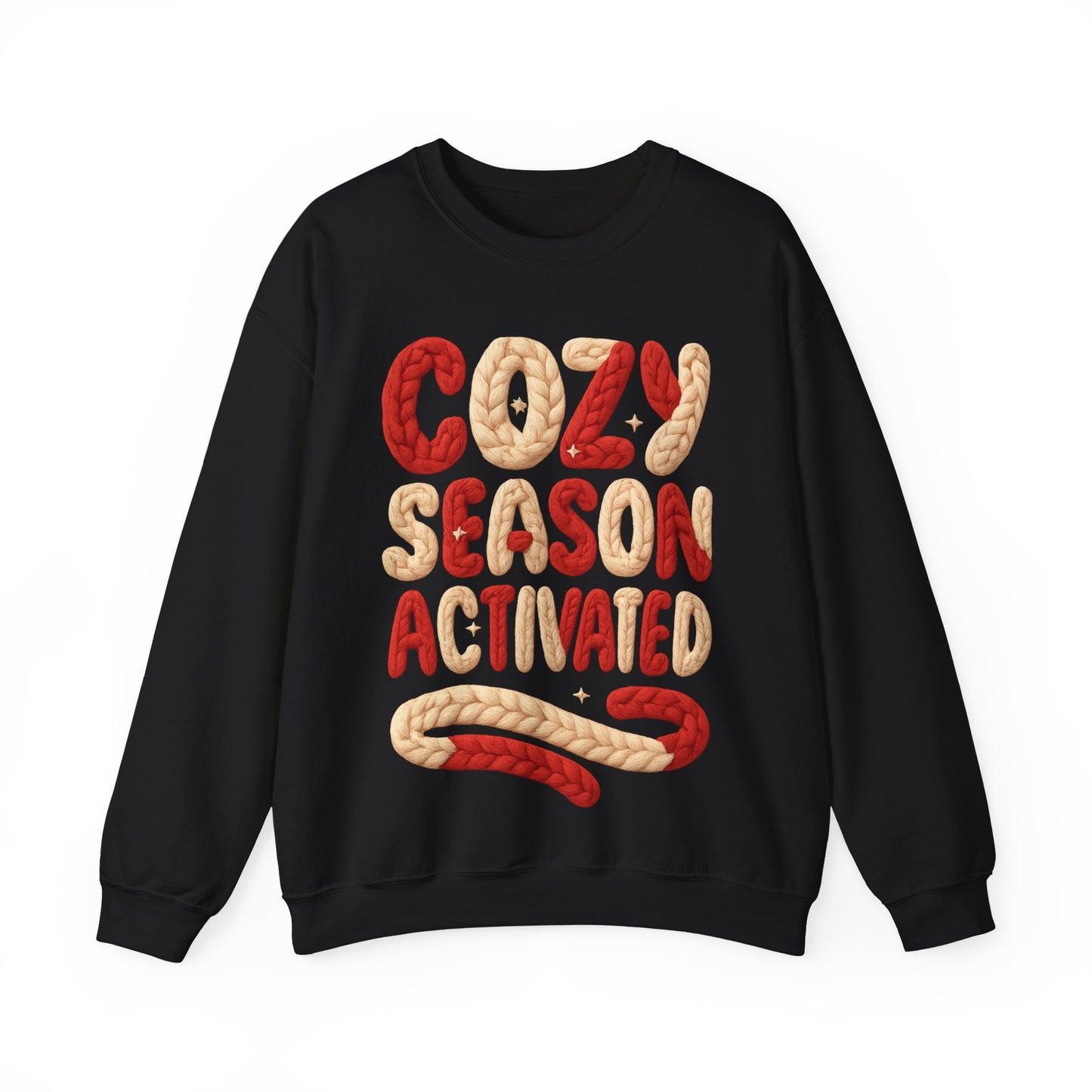 Faux Yarn Cozy Season Activated Crewneck Sweatshirt
