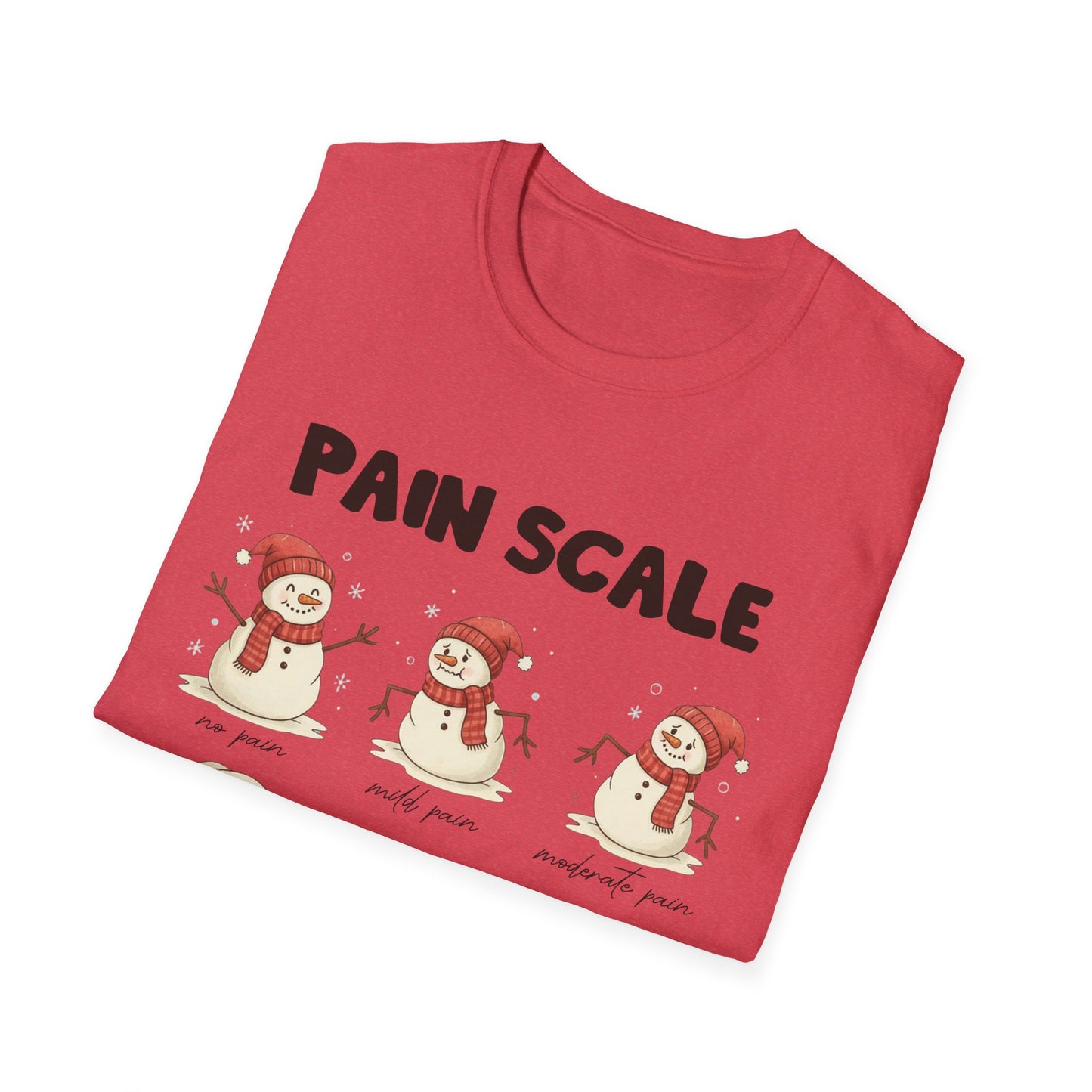 Snowman Pain Scale Tee