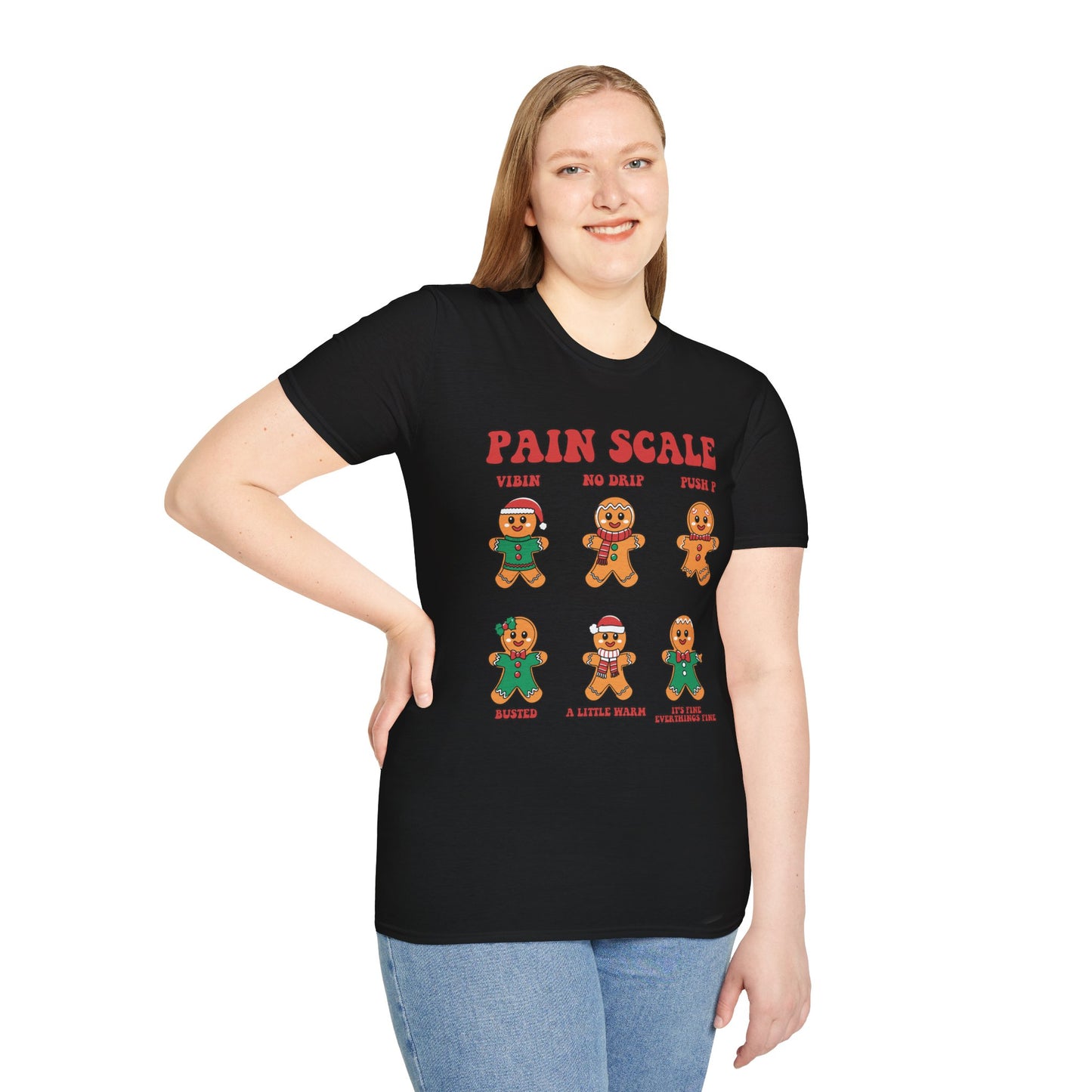 Gingerbread Pain Scale Tee