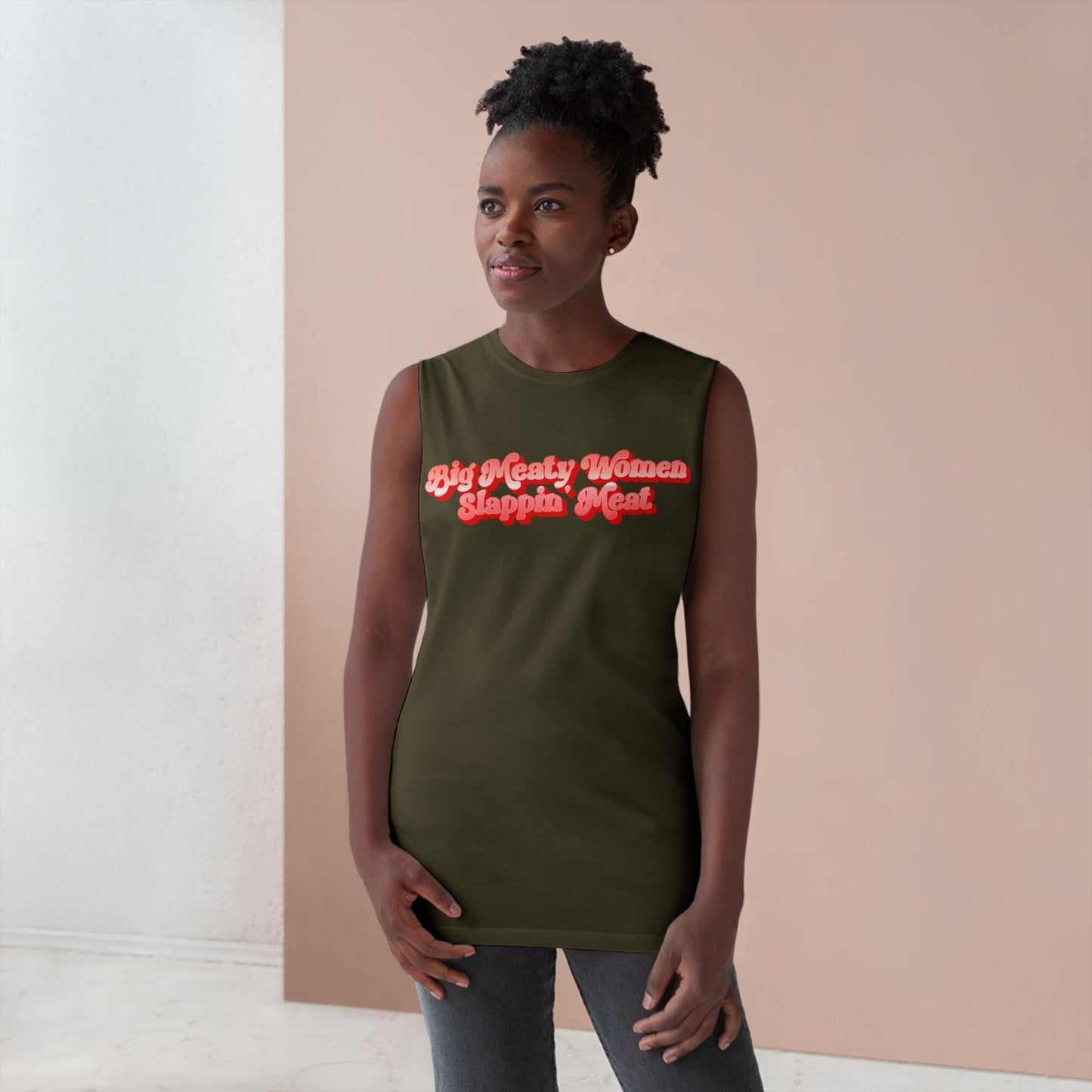 Retro Big Meaty Women Tank Top
