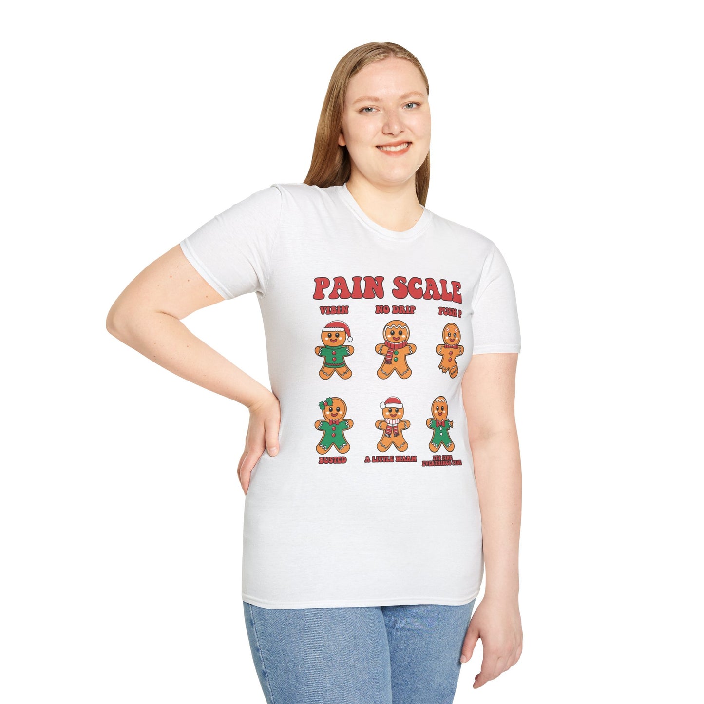 Gingerbread Pain Scale Tee