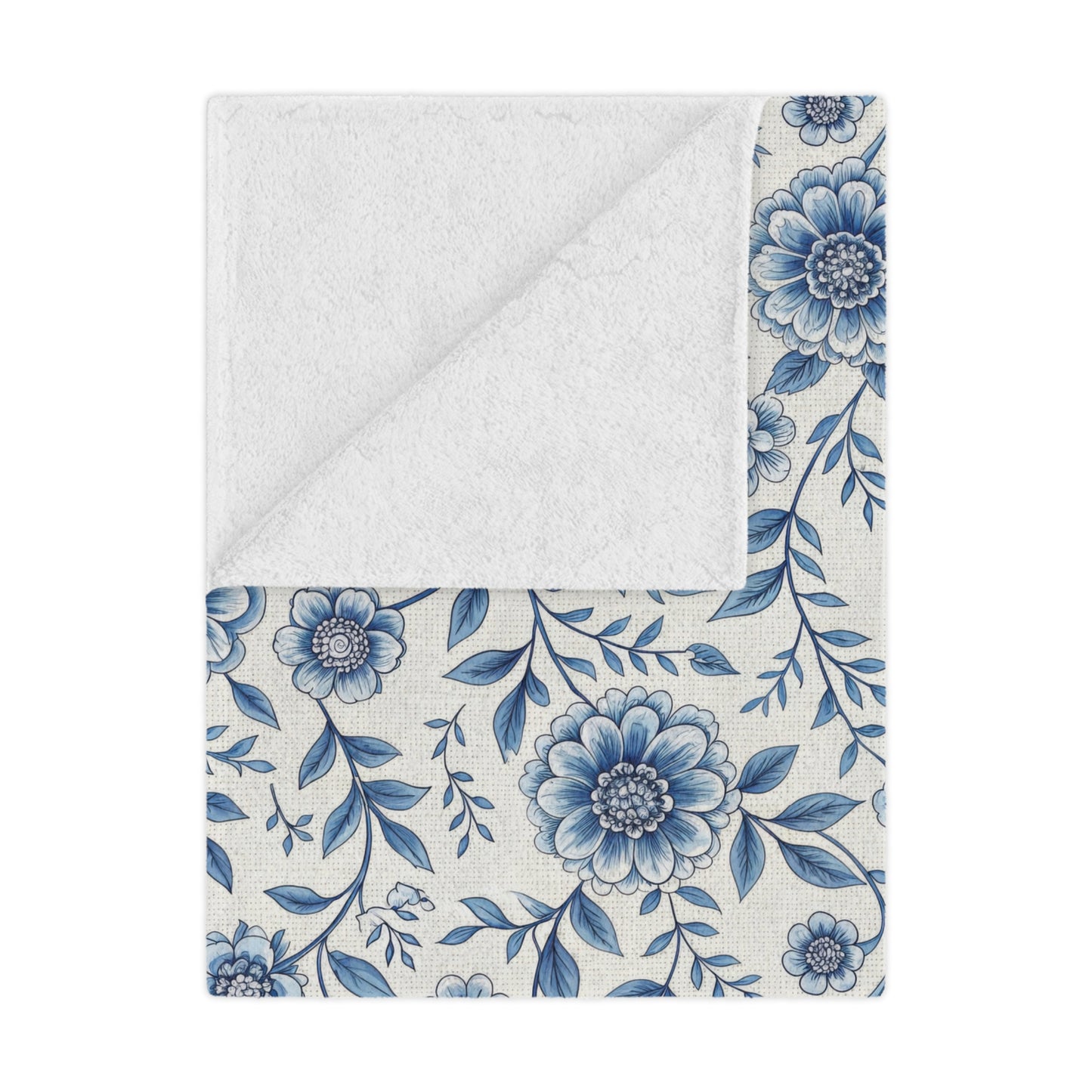 Floral Minky Blanket