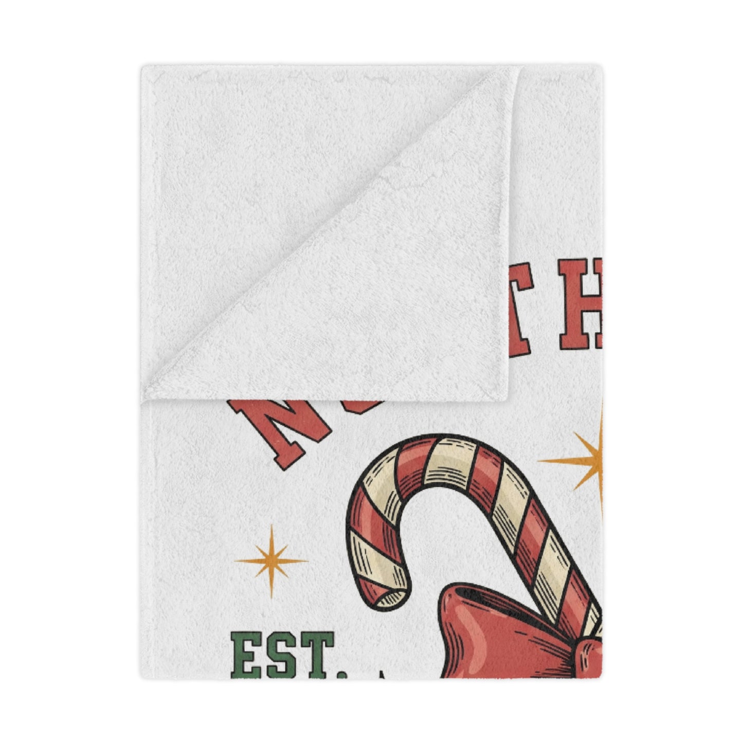 North Pole University Minky Blanket