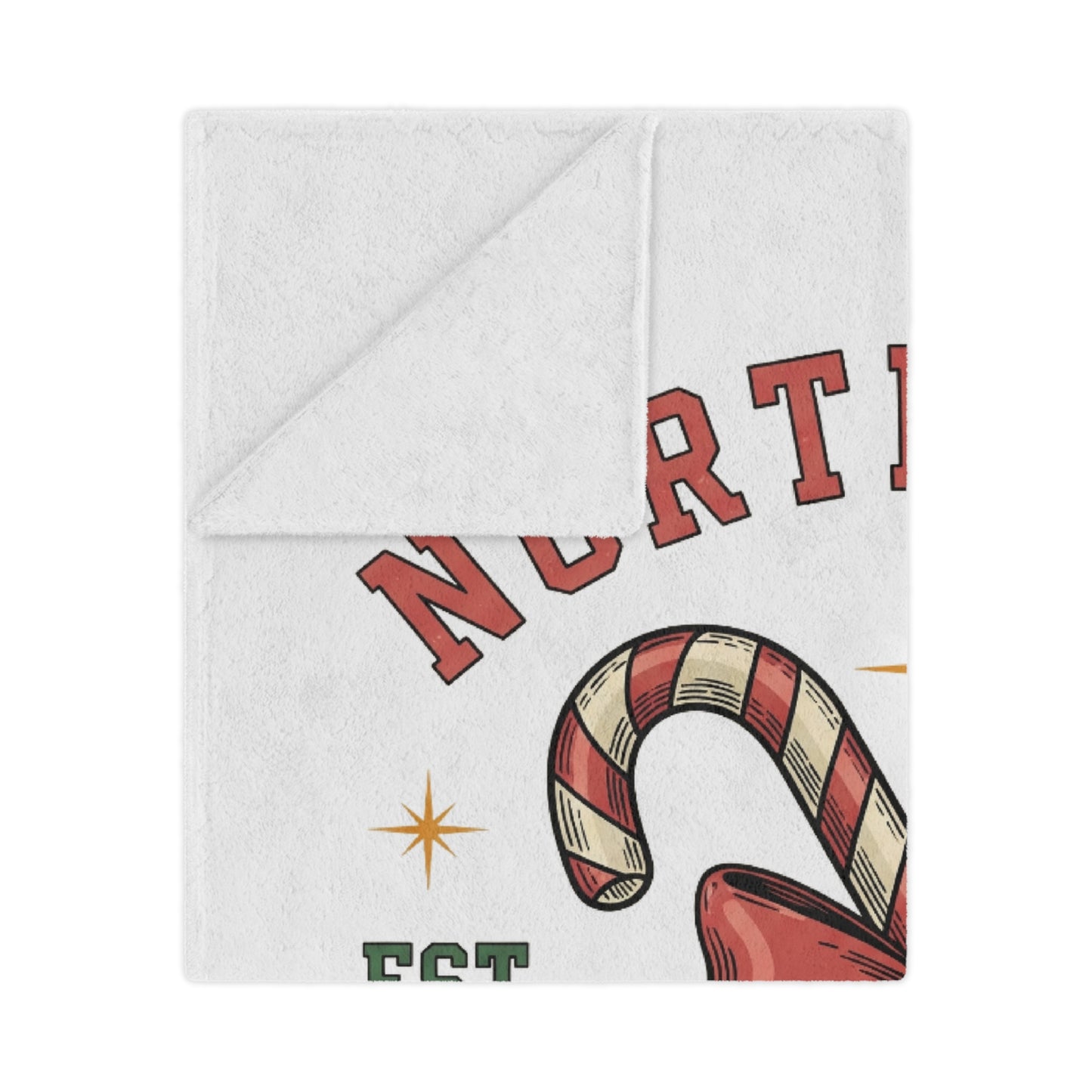 North Pole University Minky Blanket