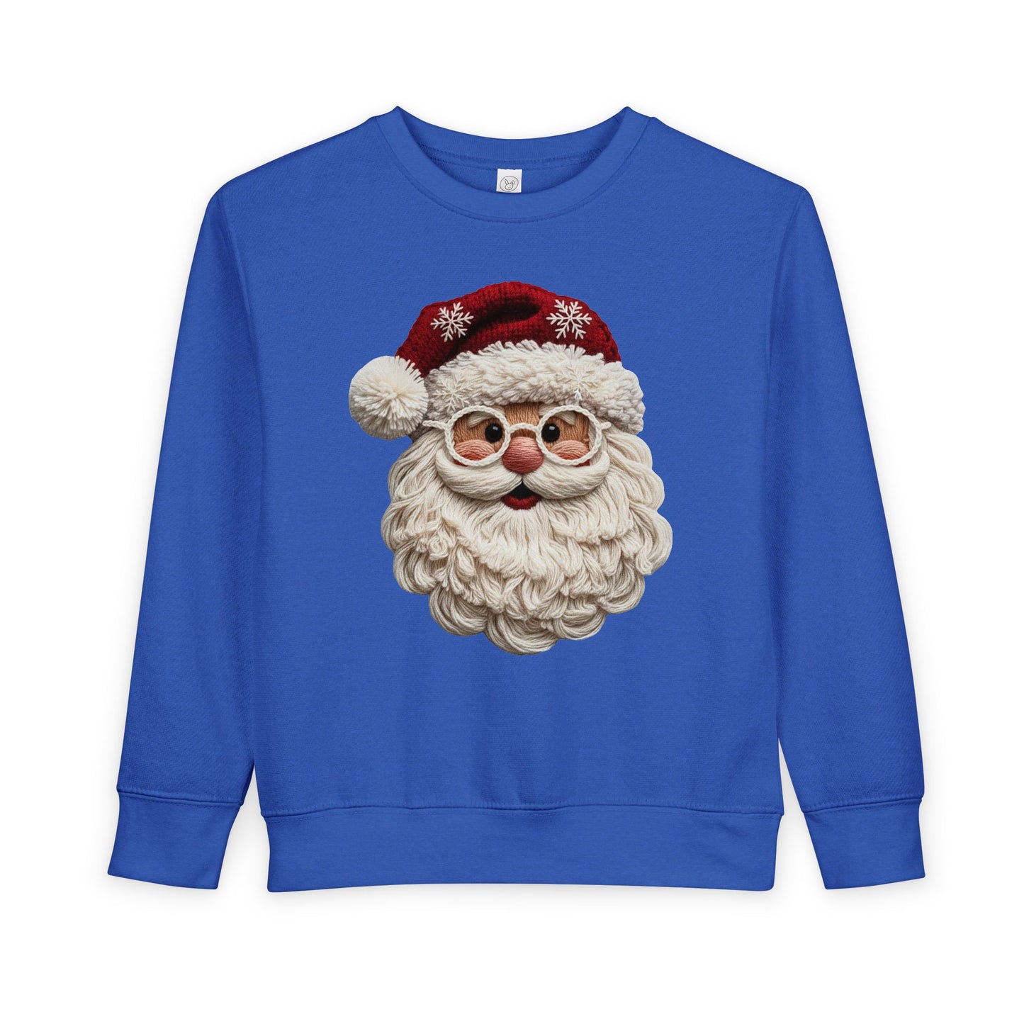 Faux Yarn Santa Toddler Sweatshirt