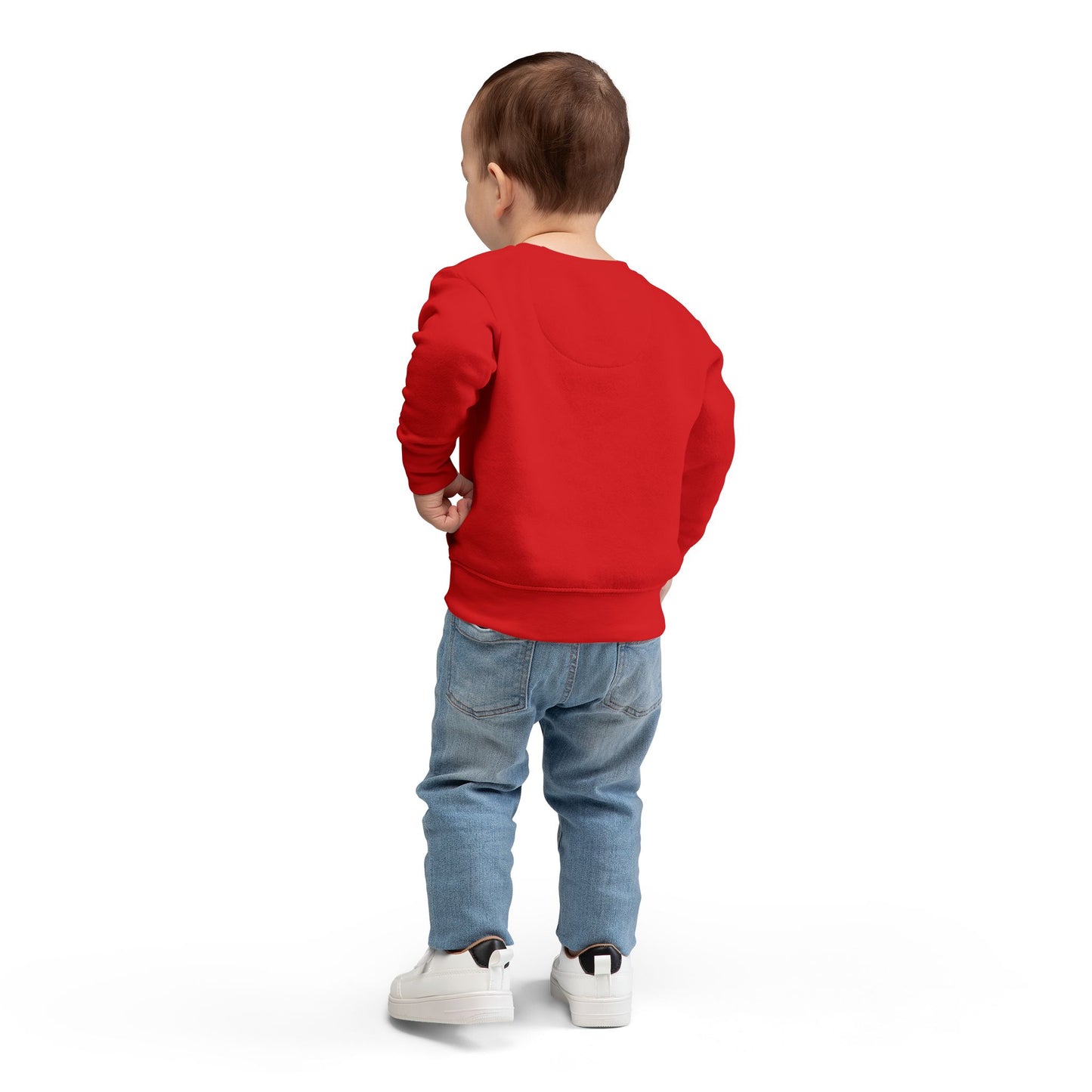 Faux Yarn Santa Toddler Sweatshirt
