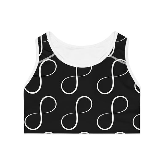 Infinity Pattern Sports Bra