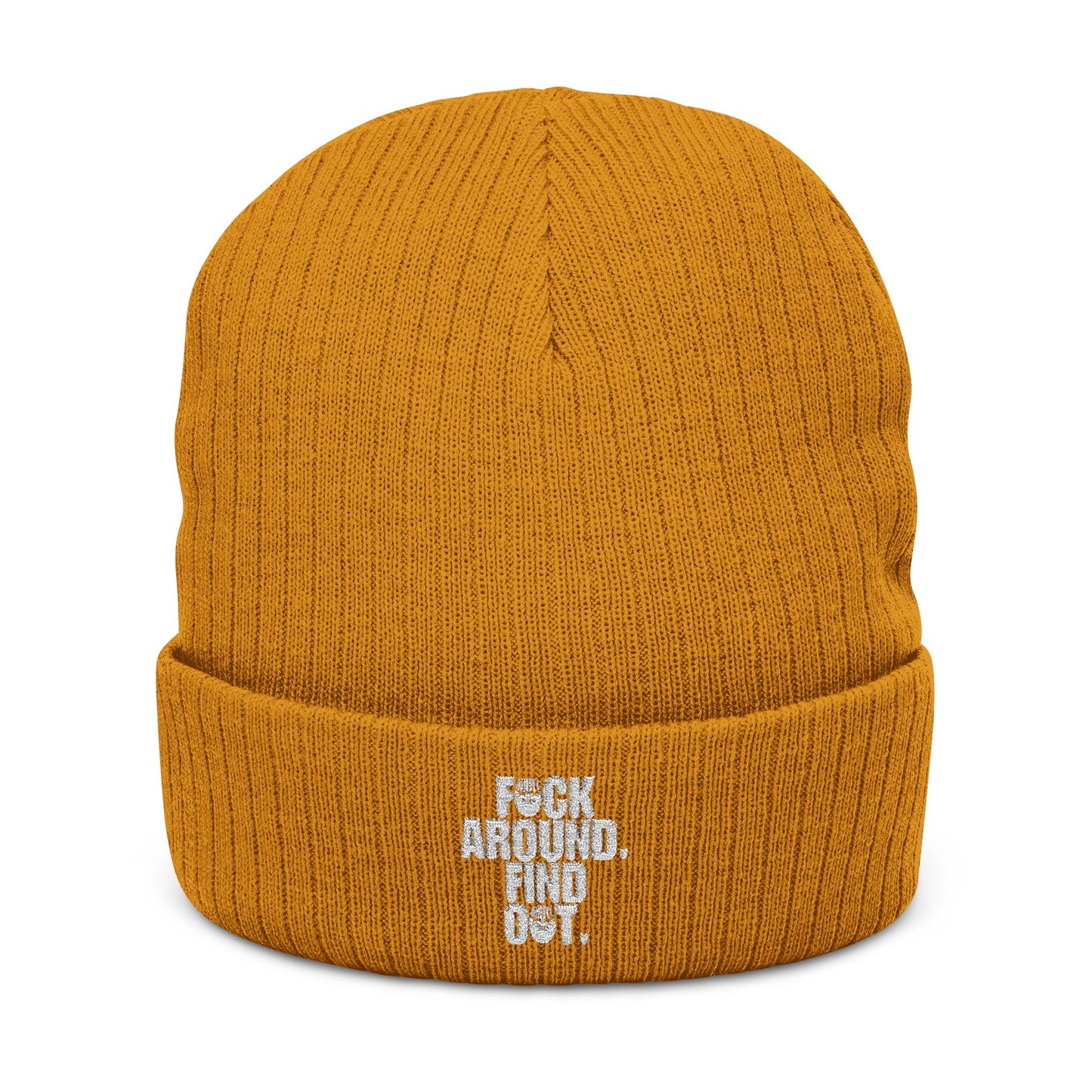Brute FAFO Ribbed Knit Beanie