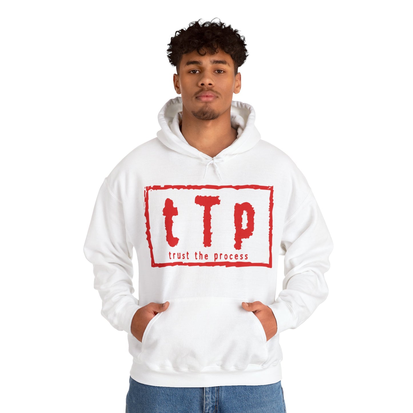tTp Trust the Process Red Hoodie