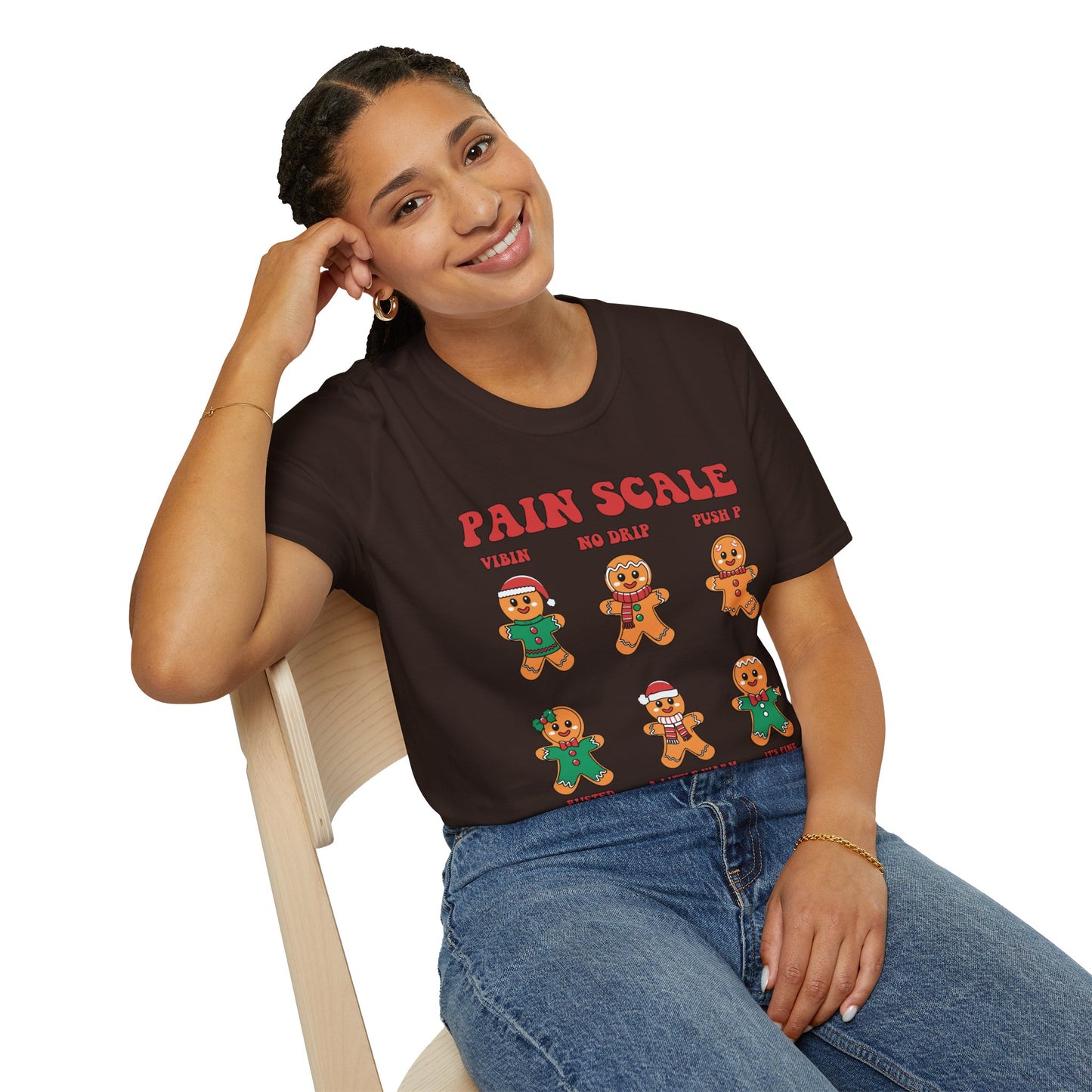 Gingerbread Pain Scale Tee