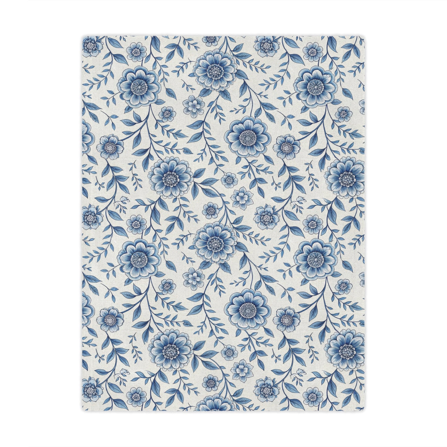 Floral Minky Blanket