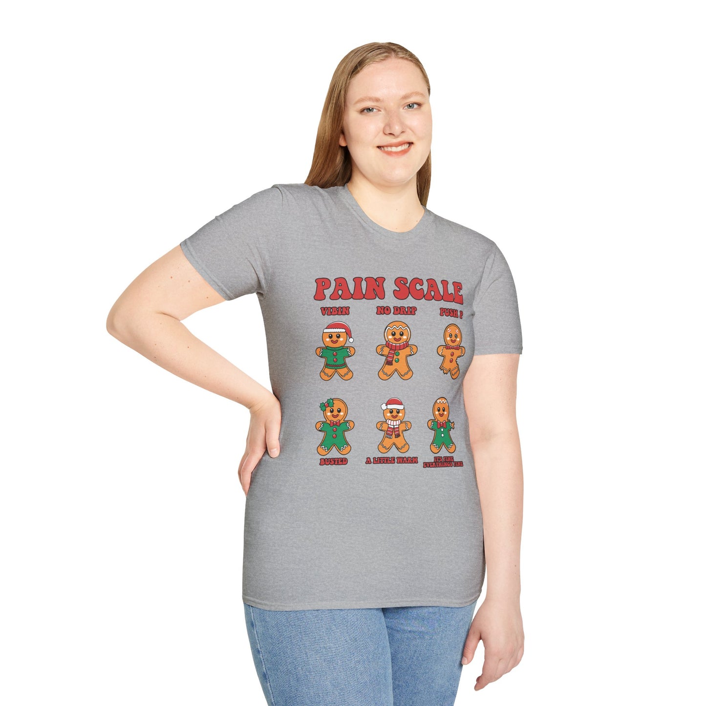 Gingerbread Pain Scale Tee