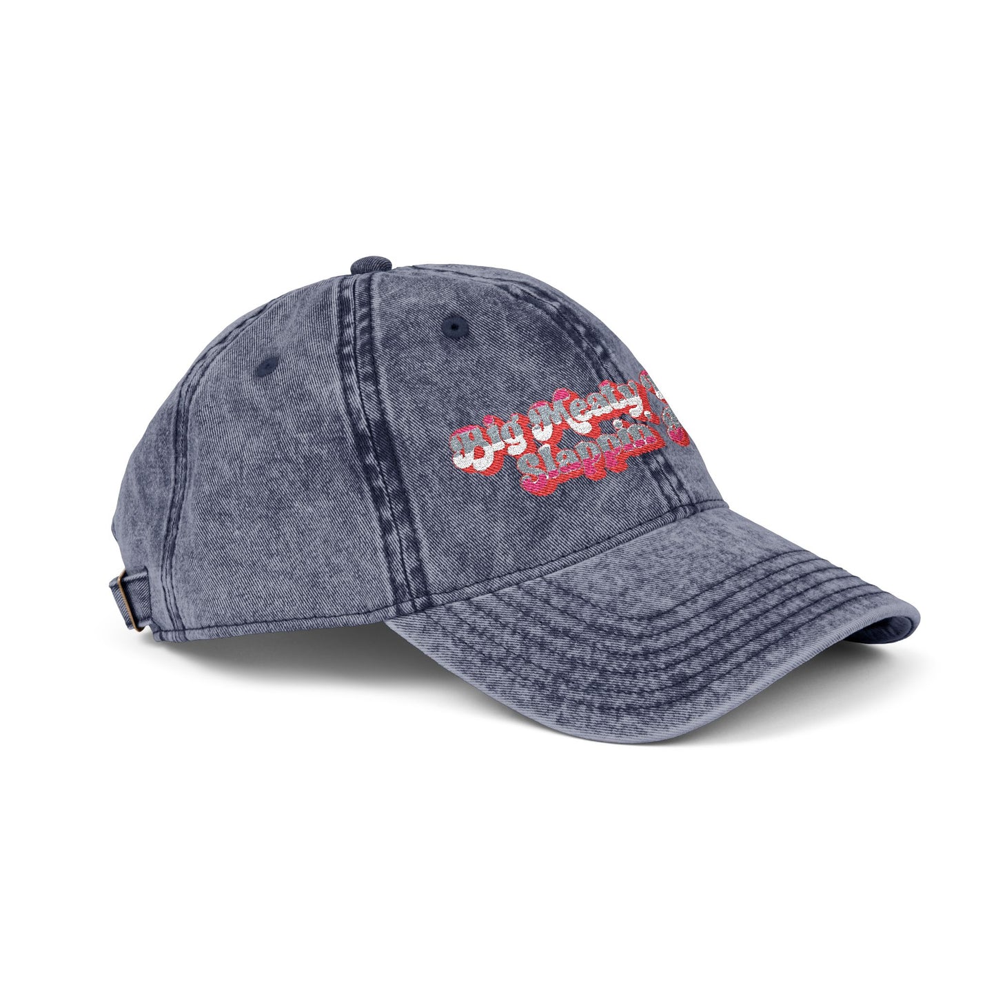Retro Big Meaty Women Embroidered Cap