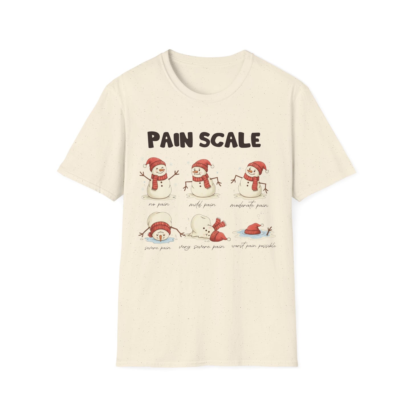 Snowman Pain Scale Tee