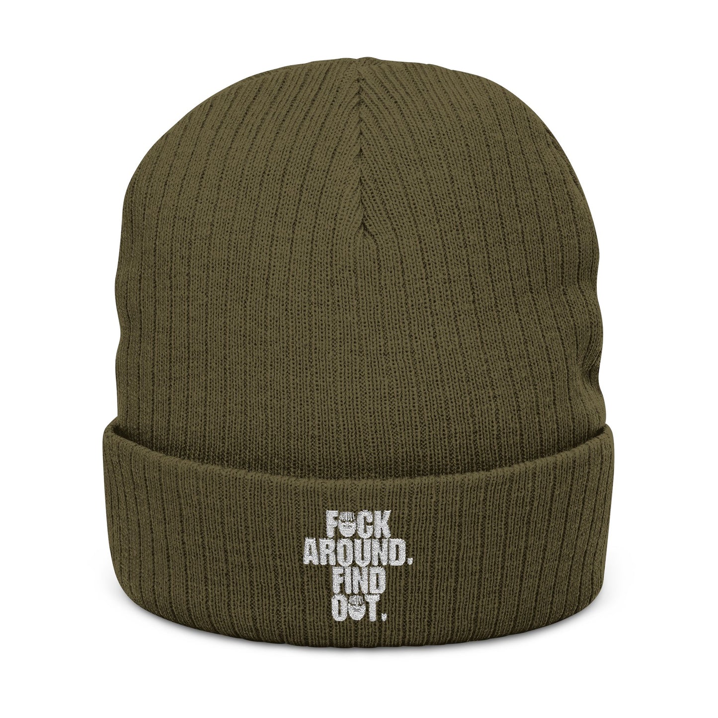 Brute FAFO Ribbed Knit Beanie