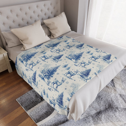 Winter Wonderland Minky Blanket