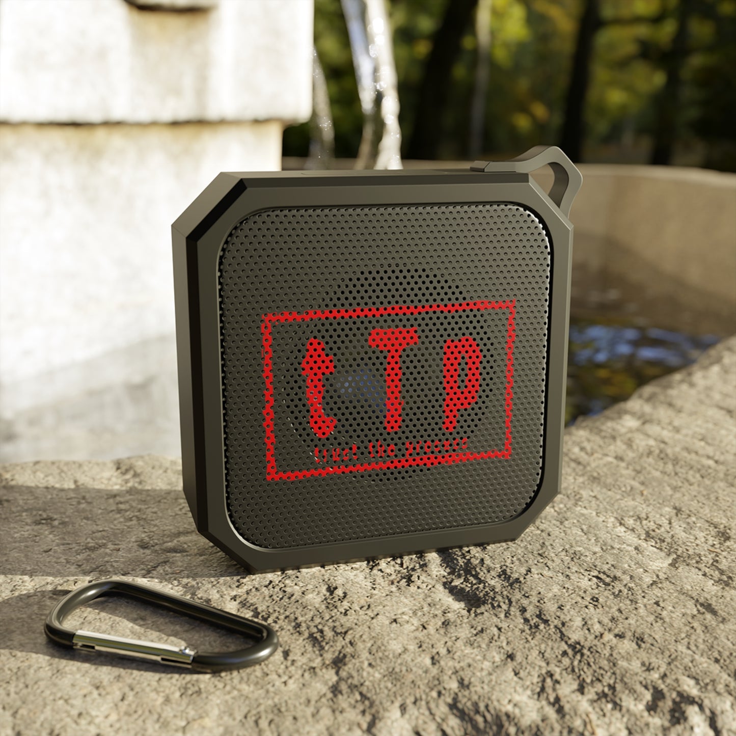 tTp Trust The Process Red Outdoor Bluetooth Speaker