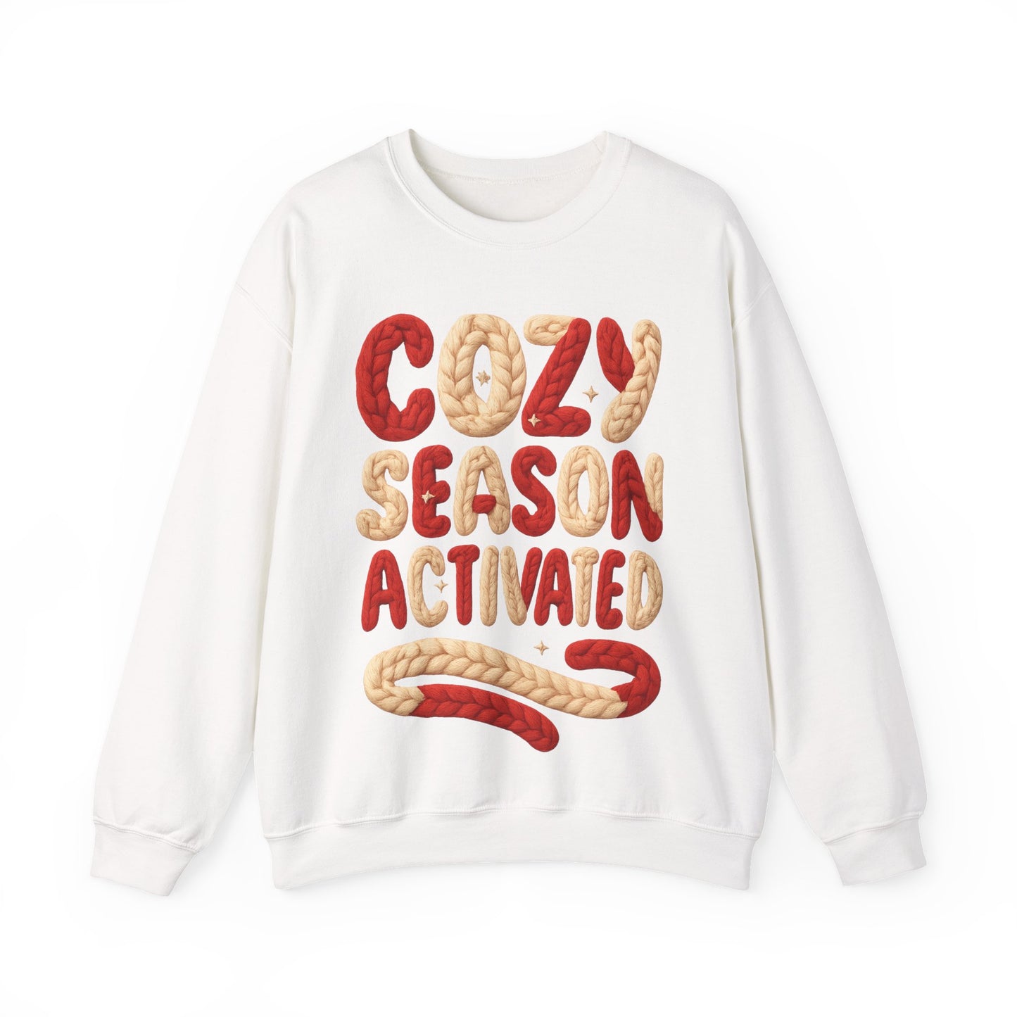 Faux Yarn Cozy Season Activated Crewneck Sweatshirt
