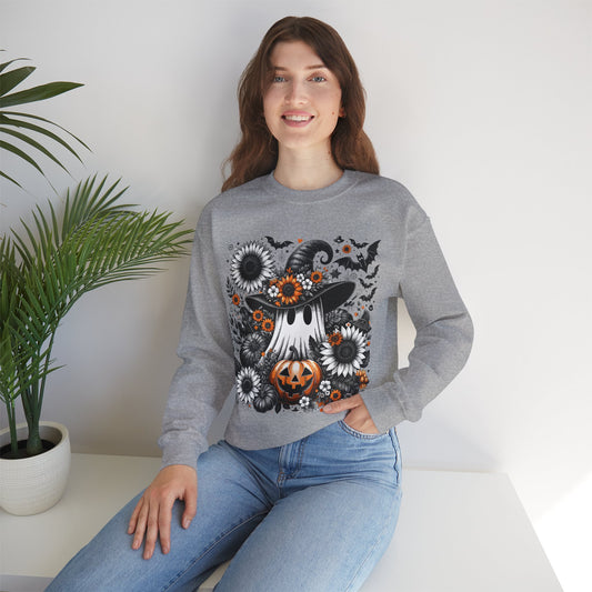 Spooky Floral Halloween Sweatshirt