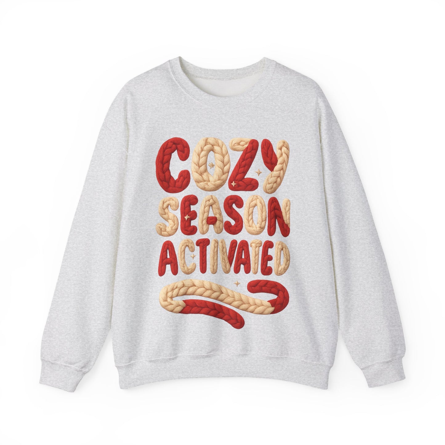 Faux Yarn Cozy Season Activated Crewneck Sweatshirt