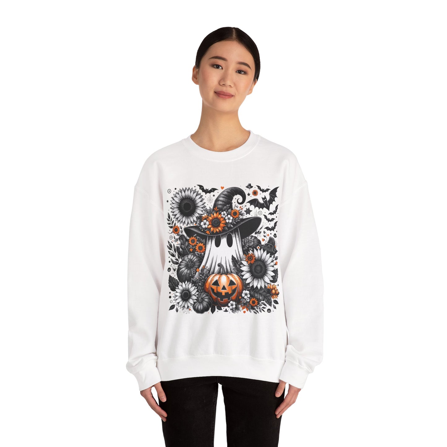 Spooky Floral Halloween Sweatshirt