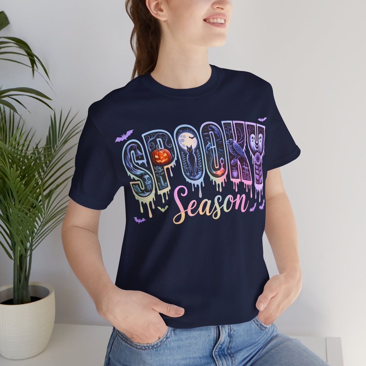 Spooky Season Iridescent Halloween Tee