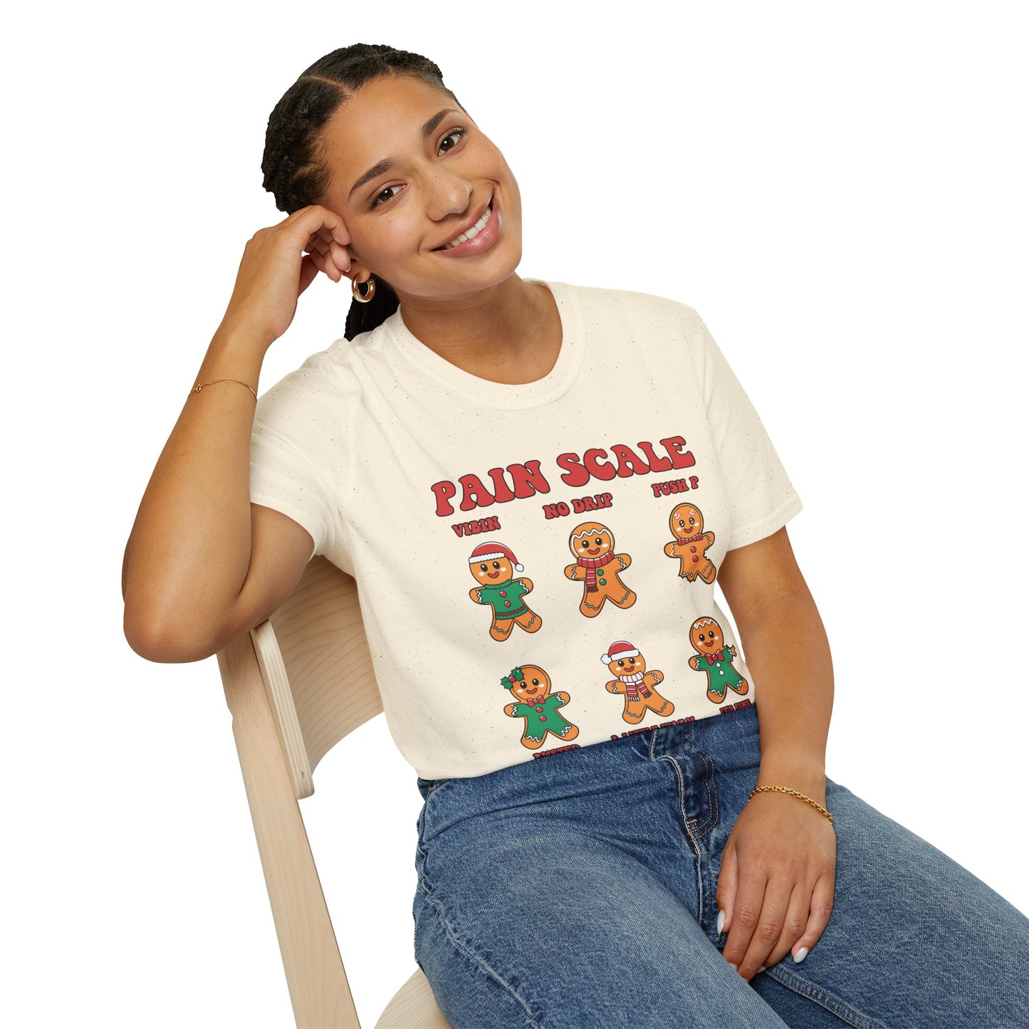 Gingerbread Pain Scale Tee