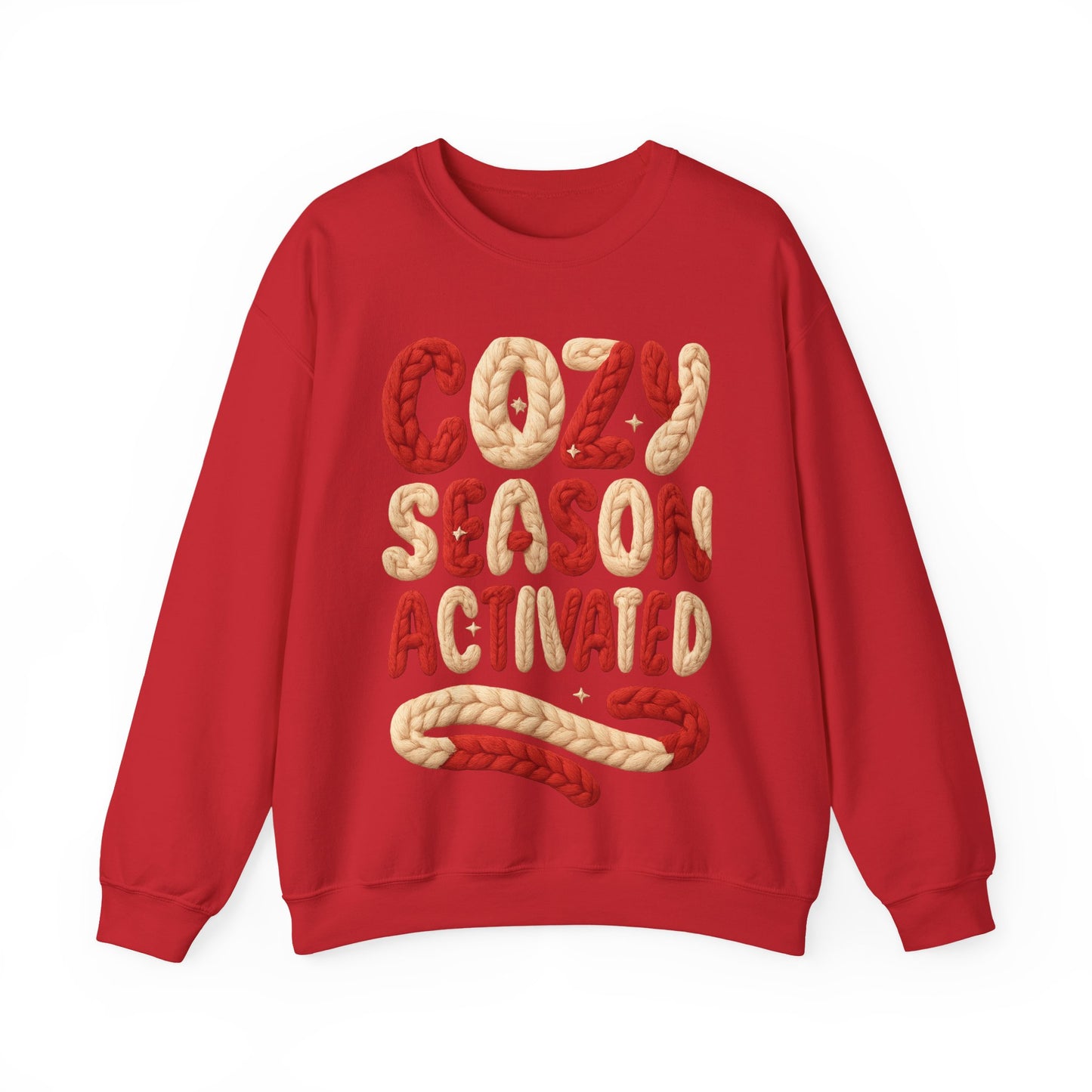 Faux Yarn Cozy Season Activated Crewneck Sweatshirt
