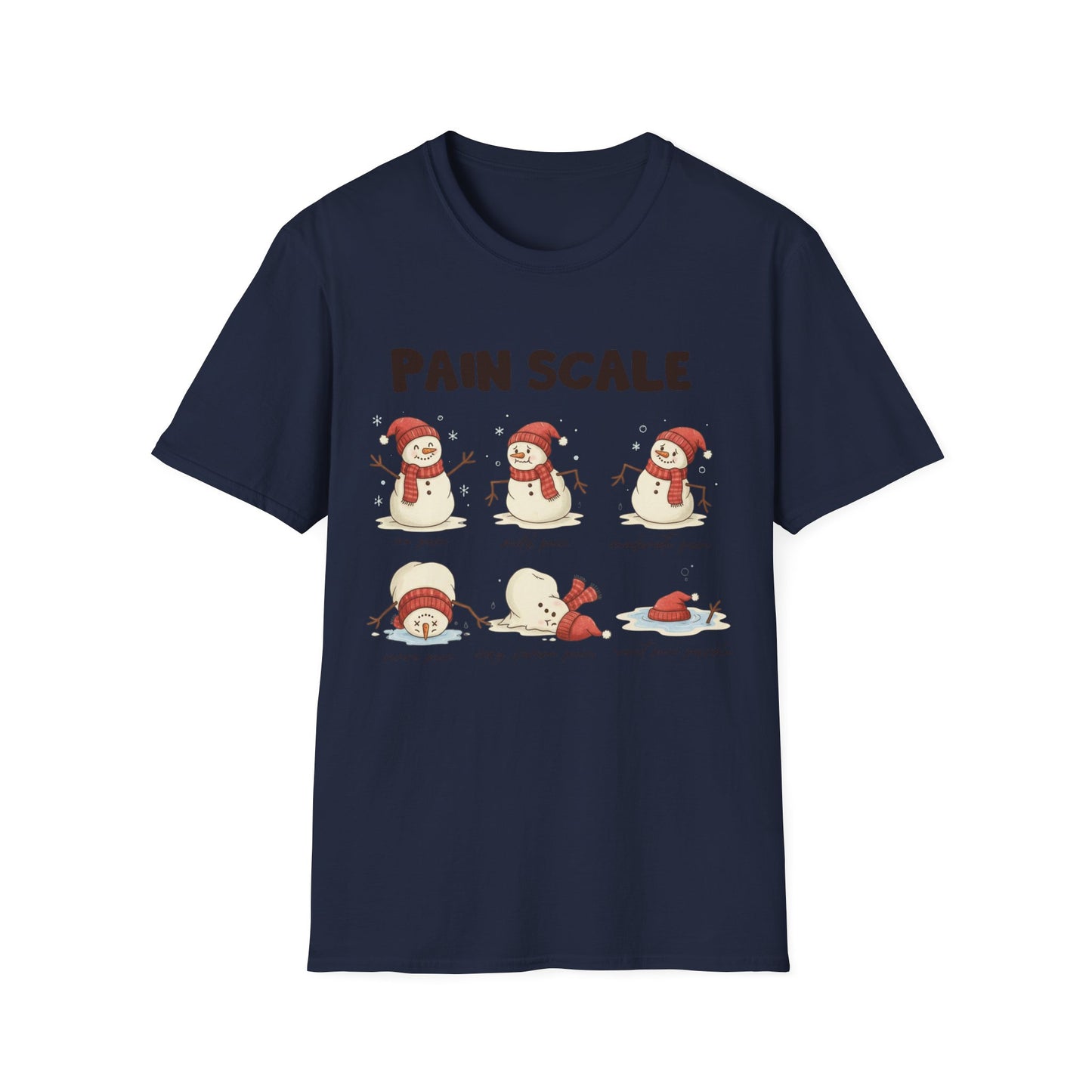 Snowman Pain Scale Tee