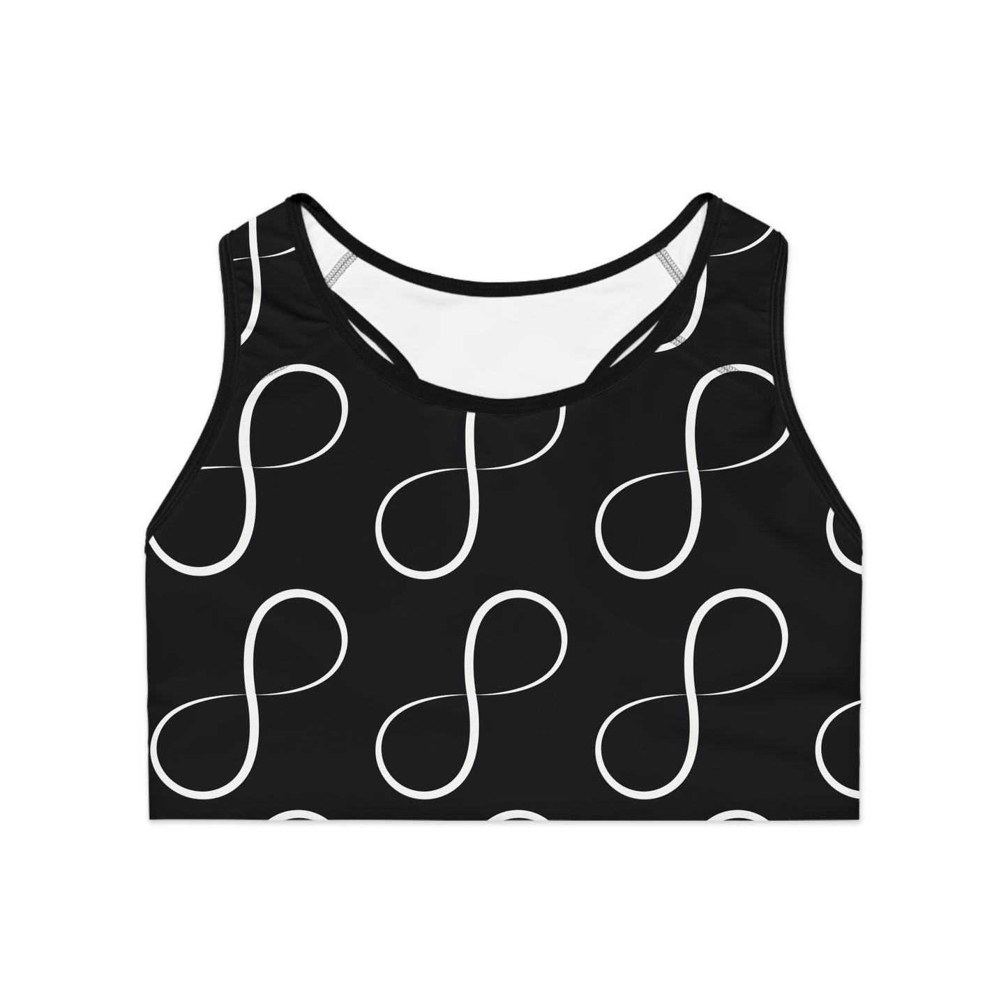Infinity Pattern Sports Bra
