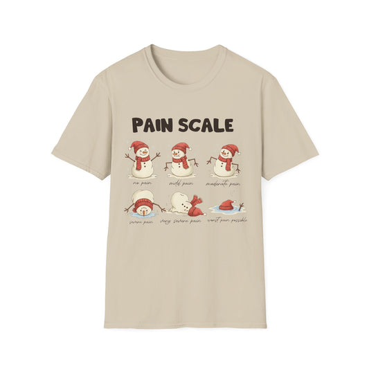 Snowman Pain Scale Tee