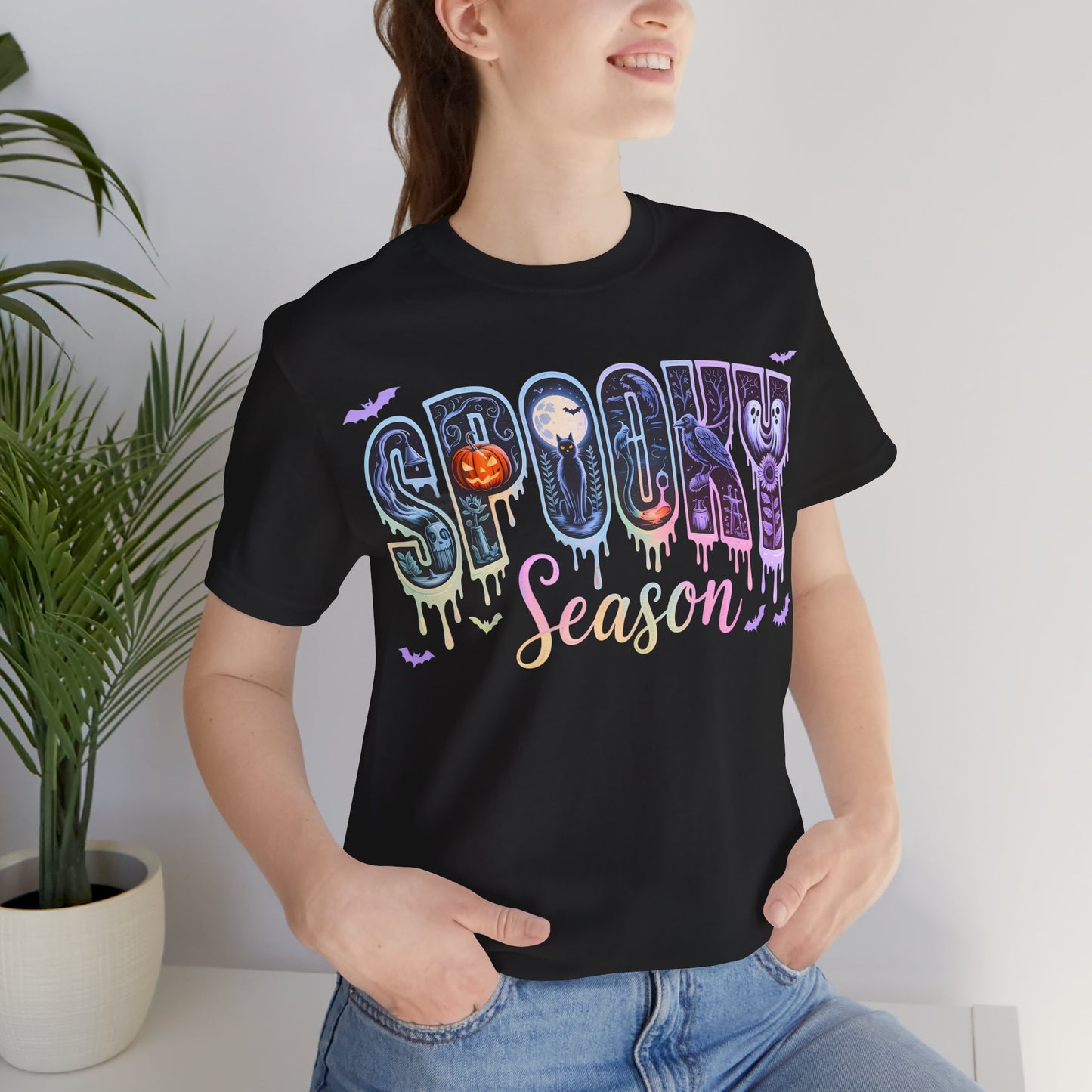 Spooky Season Iridescent Halloween Tee
