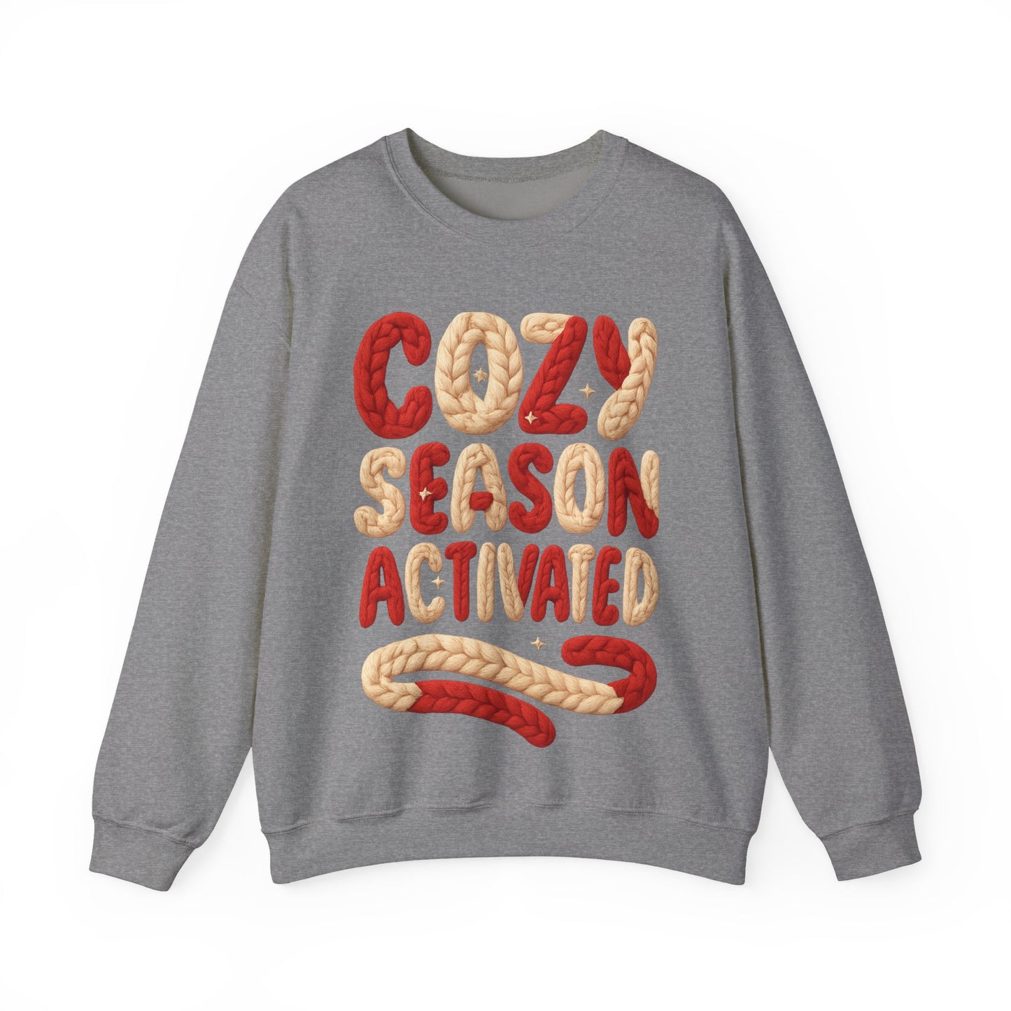 Faux Yarn Cozy Season Activated Crewneck Sweatshirt