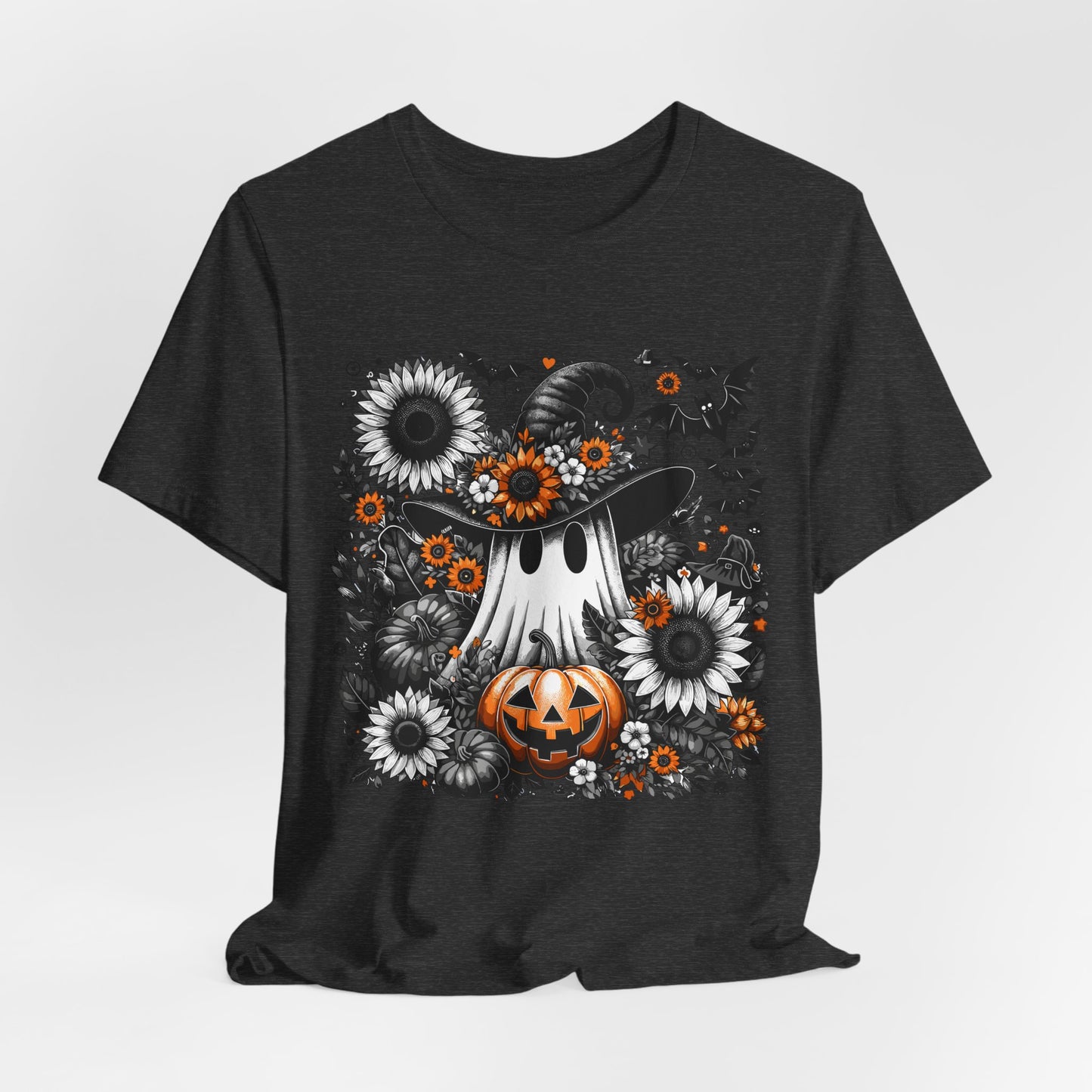 Halloween Ghost and Pumpkin Tee
