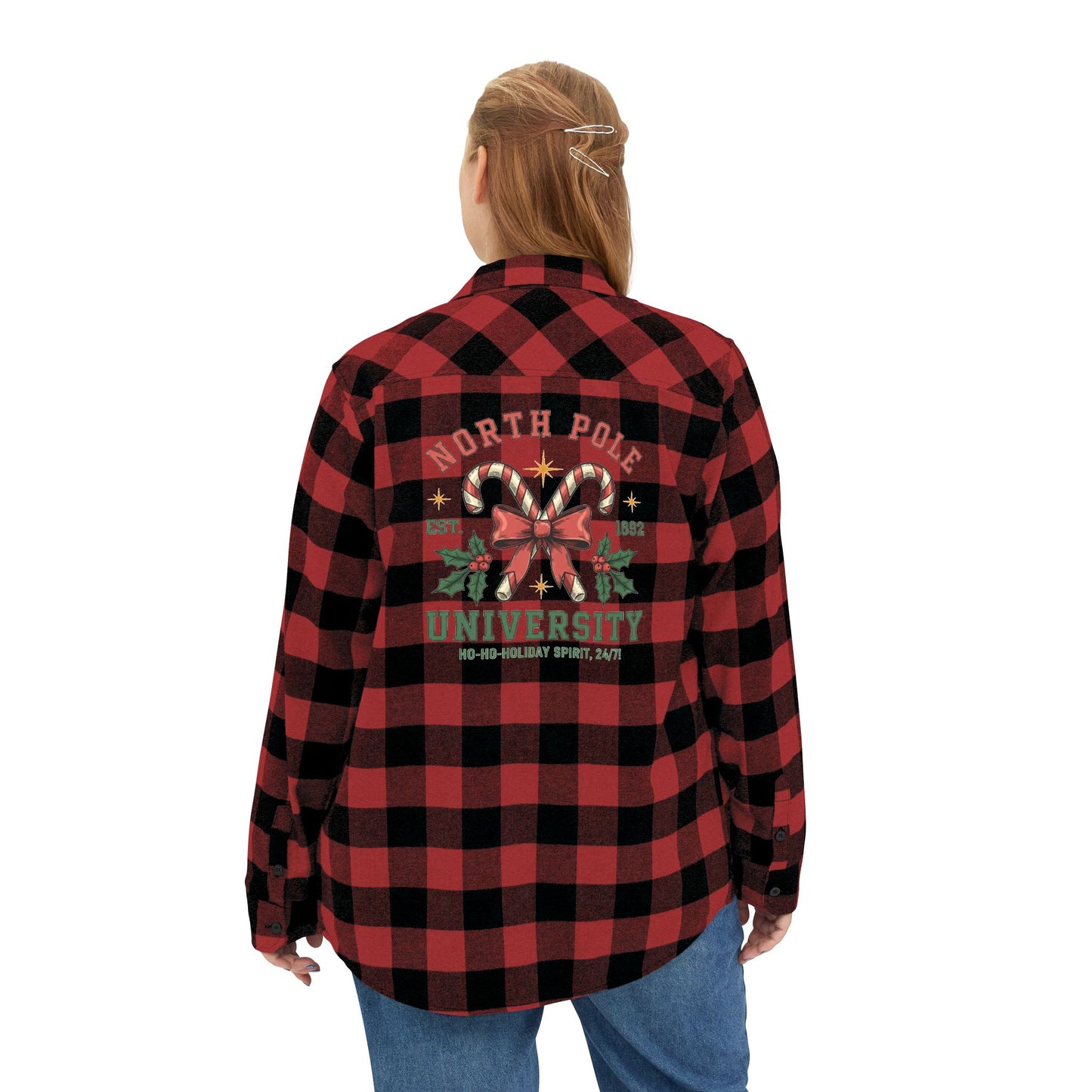 North Pole University Flannel Shirt