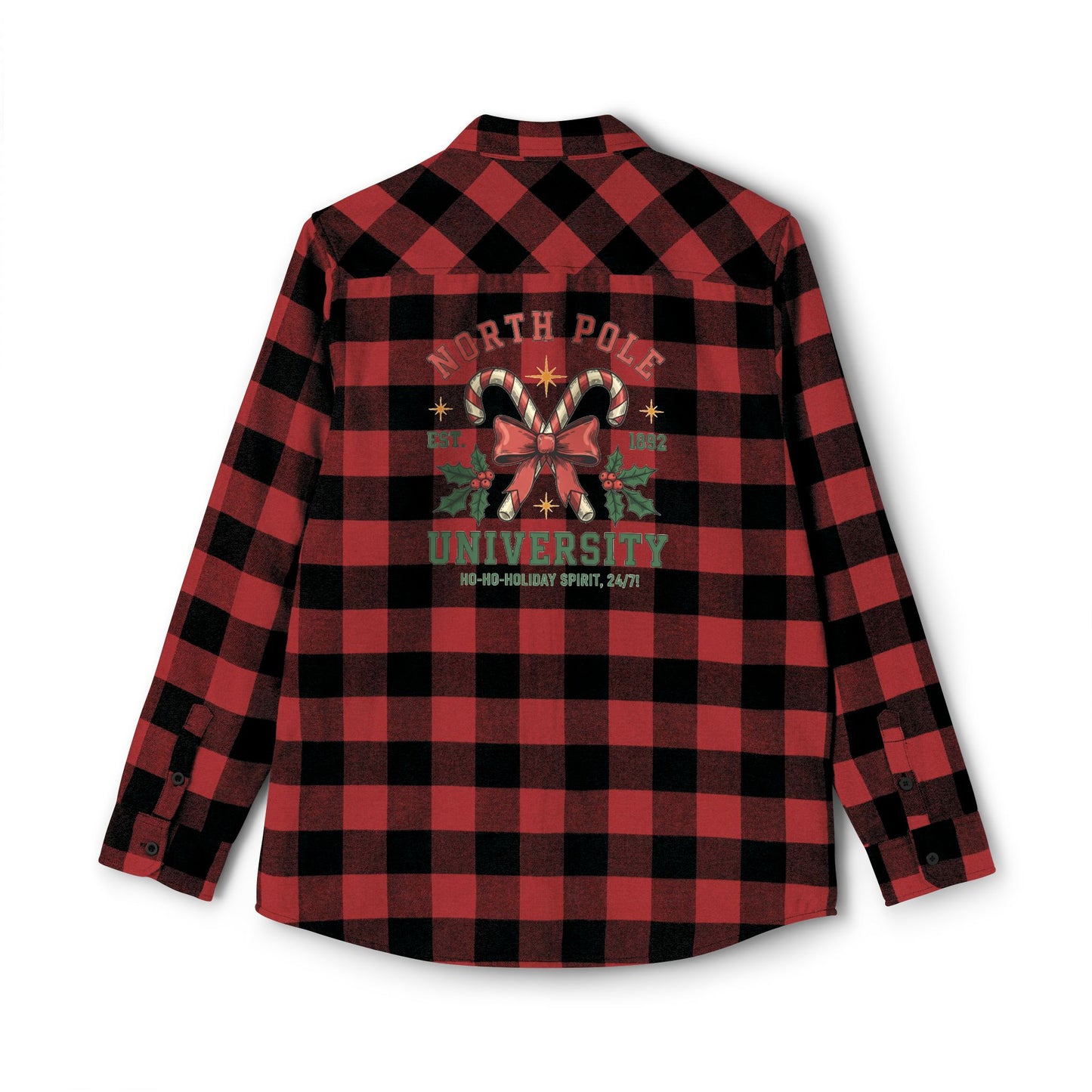 North Pole University Flannel Shirt