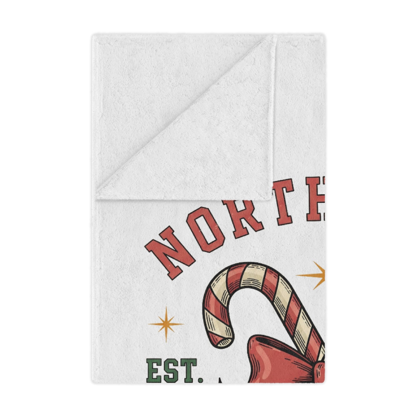 North Pole University Minky Blanket